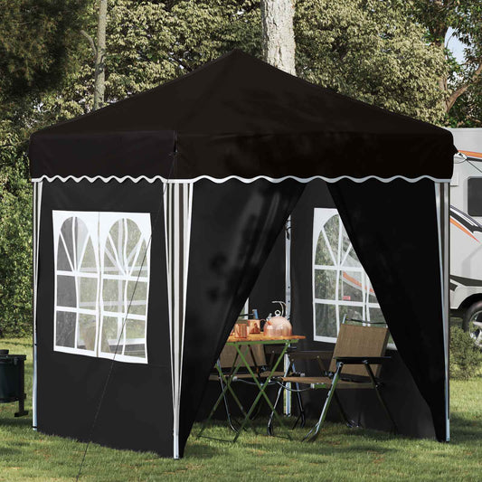 Pop-up Feesttent Zwart 195 x 195 x 245 cm Oxford Stof is nu te koop bij PeponiXL, paradijselijk wonen!