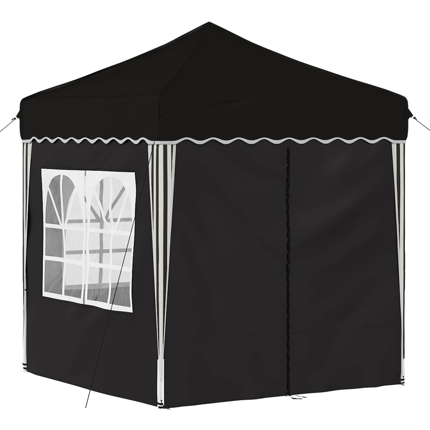 Pop-up Feesttent Zwart 195 x 195 x 245 cm Oxford Stof is nu te koop bij PeponiXL, paradijselijk wonen!