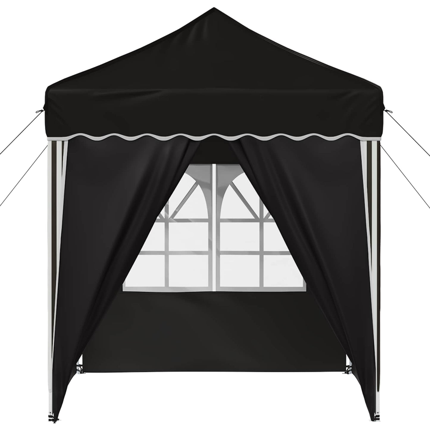 Pop-up Feesttent Zwart 195 x 195 x 245 cm Oxford Stof is nu te koop bij PeponiXL, paradijselijk wonen!