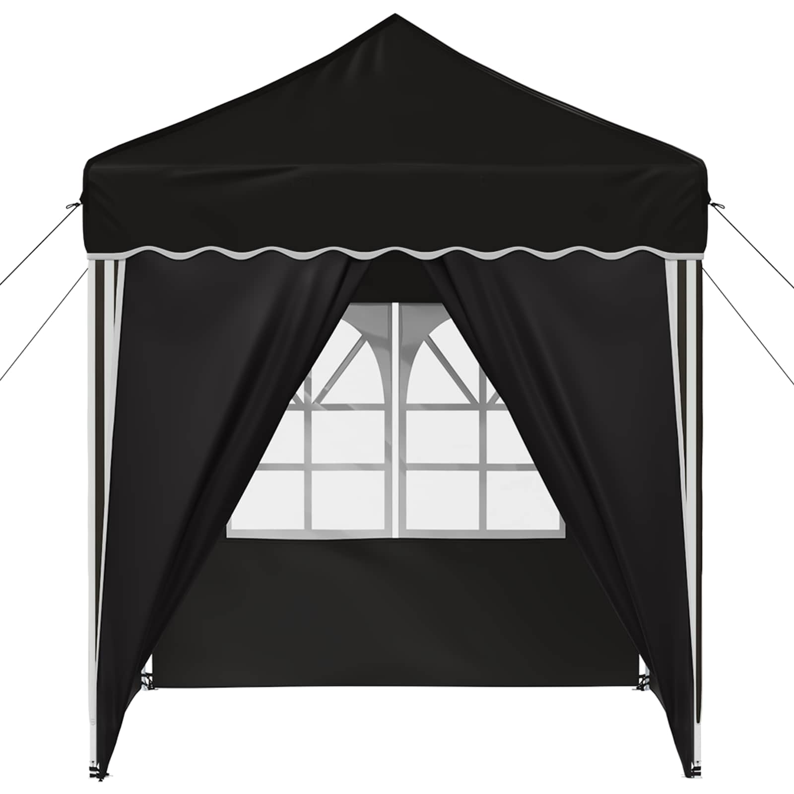 Pop-up Feesttent Zwart 195 x 195 x 245 cm Oxford Stof is nu te koop bij PeponiXL, paradijselijk wonen!