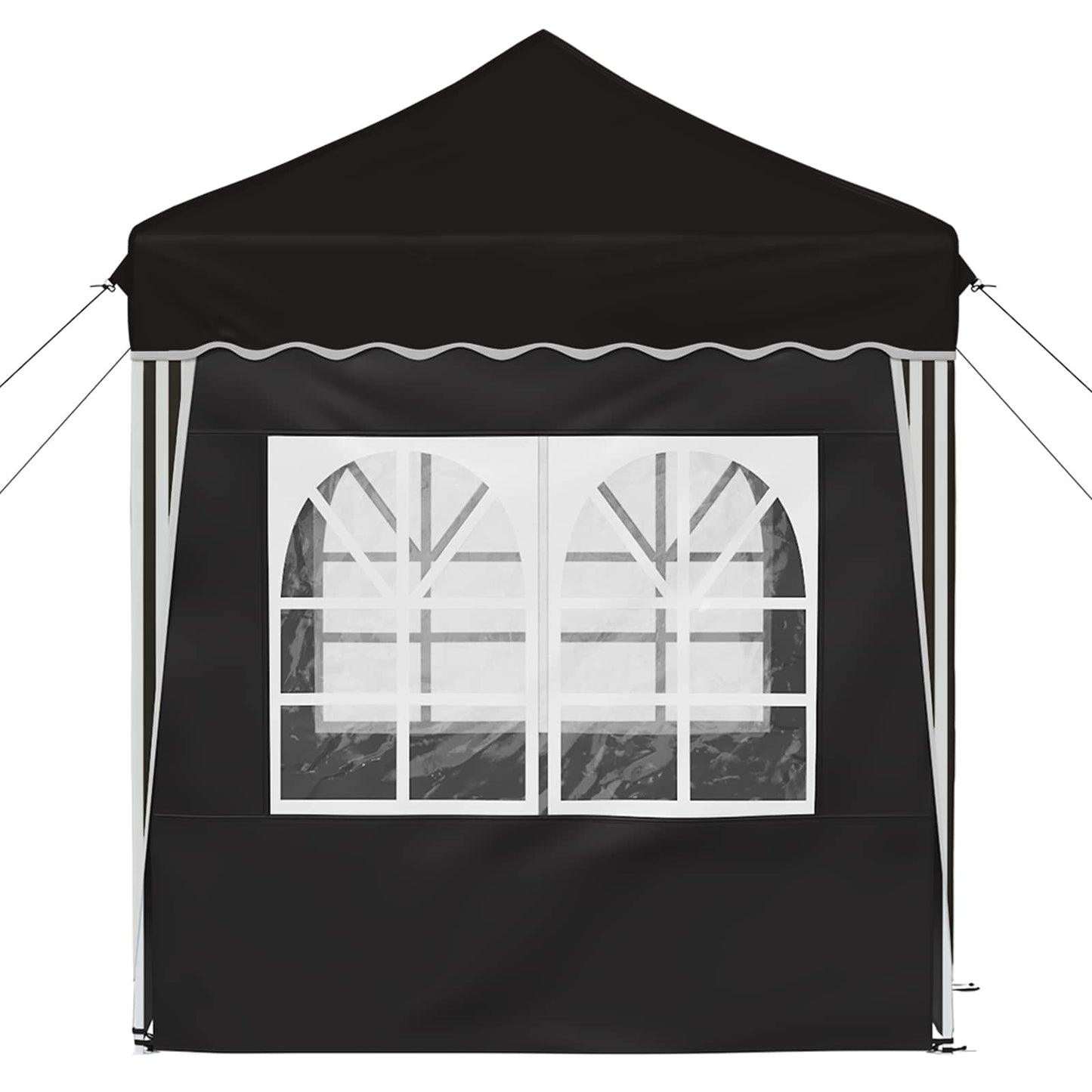 Pop-up Feesttent Zwart 195 x 195 x 245 cm Oxford Stof is nu te koop bij PeponiXL, paradijselijk wonen!