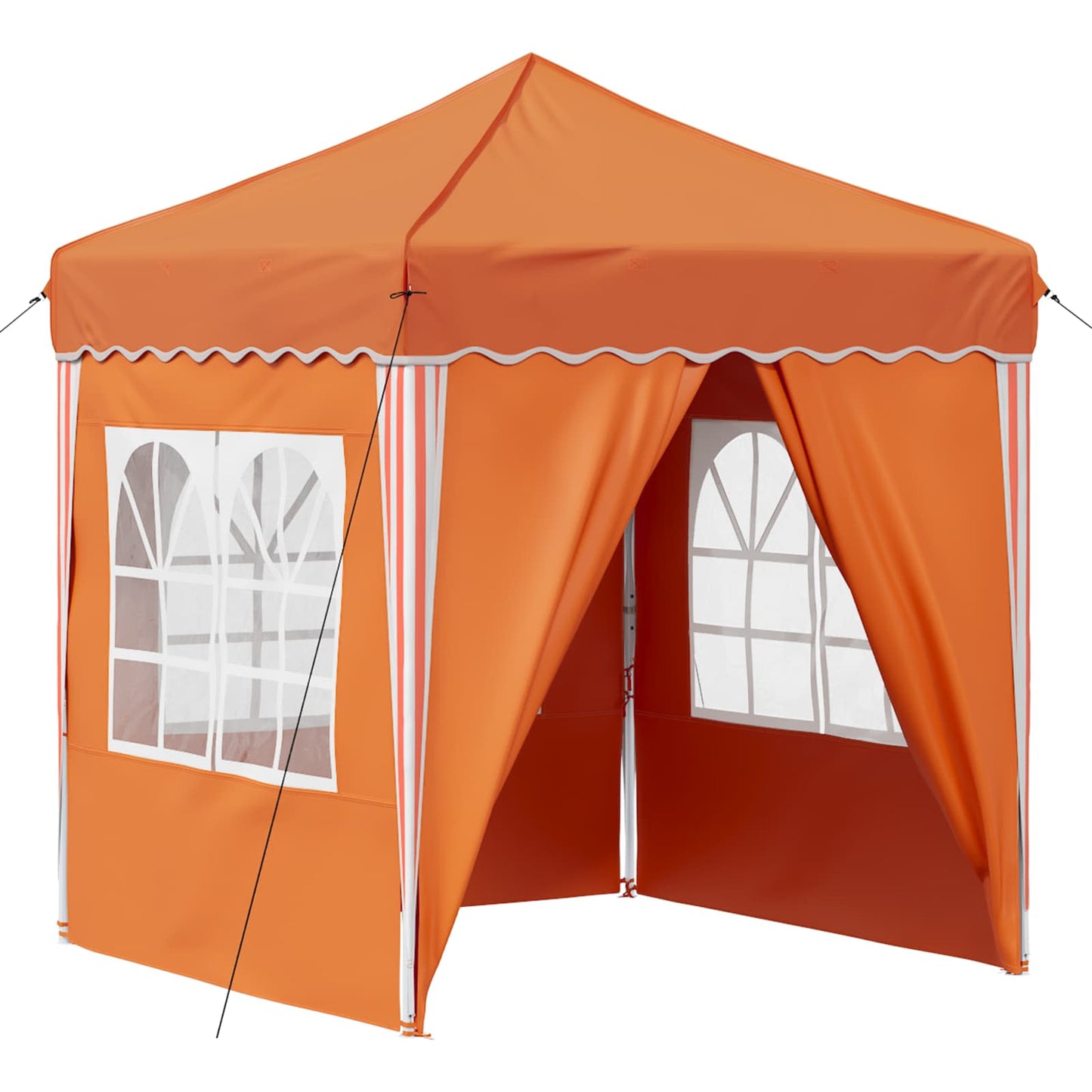 Pop-up Feesttent Oranje 195 x 195 x 245 cm Oxford Stof is nu te koop bij PeponiXL, paradijselijk wonen!