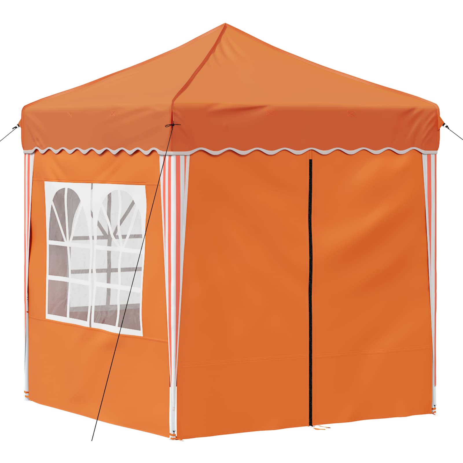 Pop-up Feesttent Oranje 195 x 195 x 245 cm Oxford Stof is nu te koop bij PeponiXL, paradijselijk wonen!