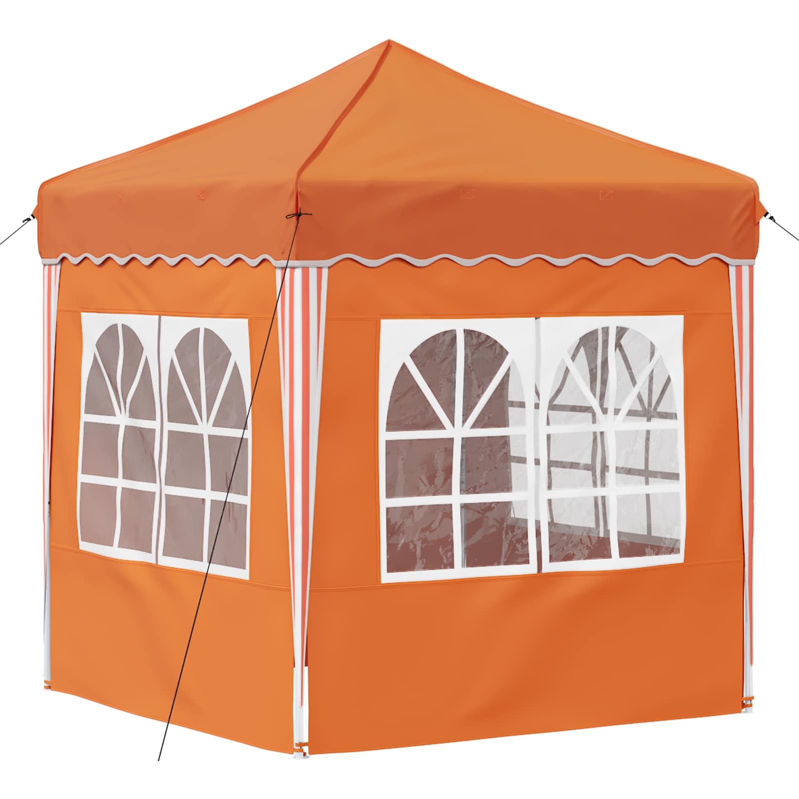 Pop-up Feesttent Oranje 195 x 195 x 245 cm Oxford Stof is nu te koop bij PeponiXL, paradijselijk wonen!