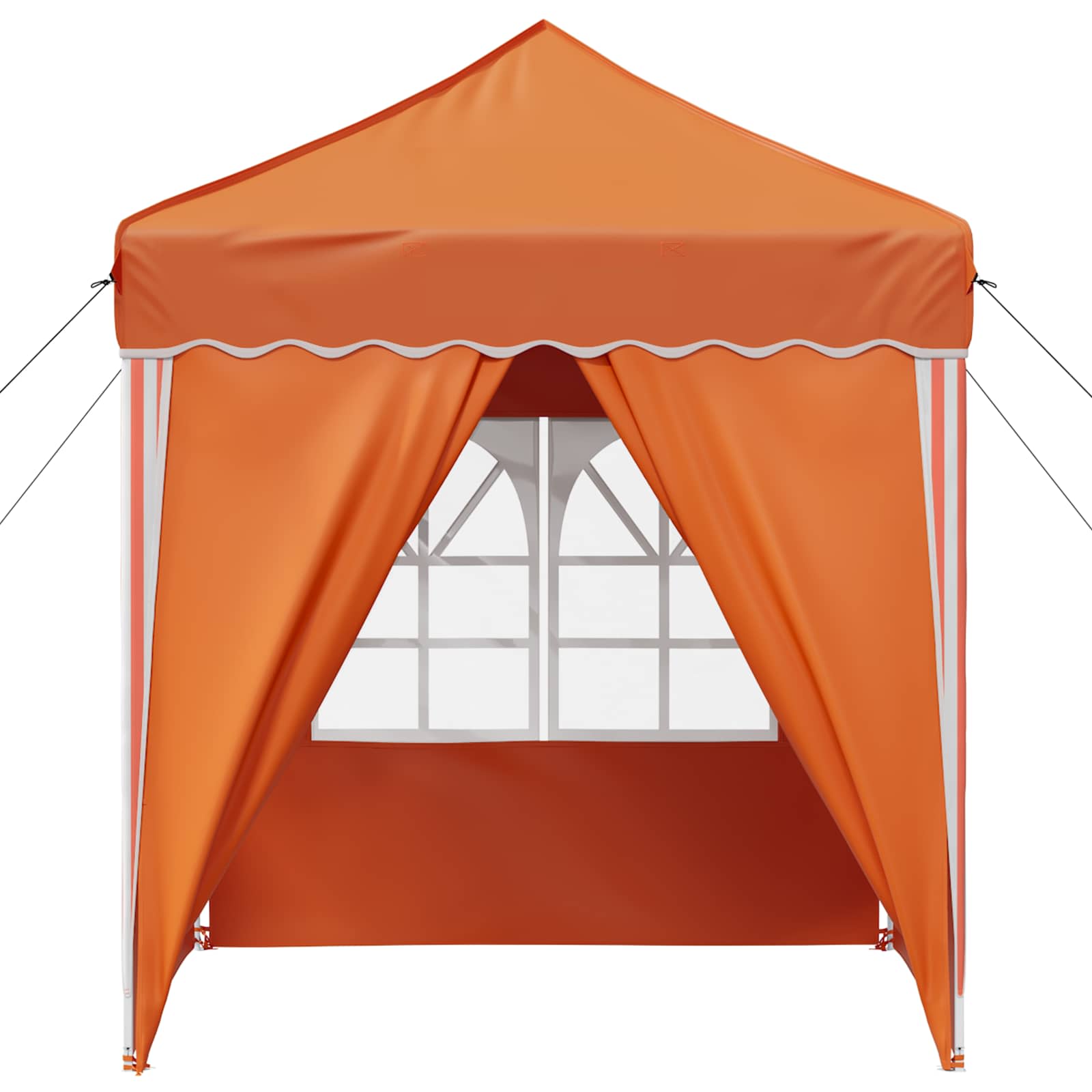 Pop-up Feesttent Oranje 195 x 195 x 245 cm Oxford Stof is nu te koop bij PeponiXL, paradijselijk wonen!