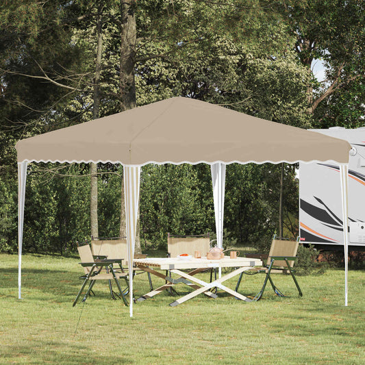 Pop-up Feesttent Crème 288 x 288 x 245 cm Oxford Stof is nu te koop bij PeponiXL, paradijselijk wonen!
