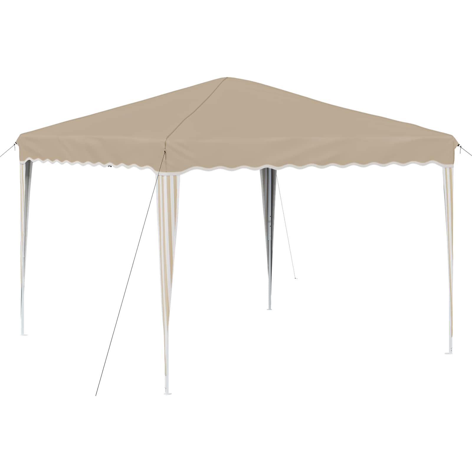 Pop-up Feesttent Crème 288 x 288 x 245 cm Oxford Stof is nu te koop bij PeponiXL, paradijselijk wonen!