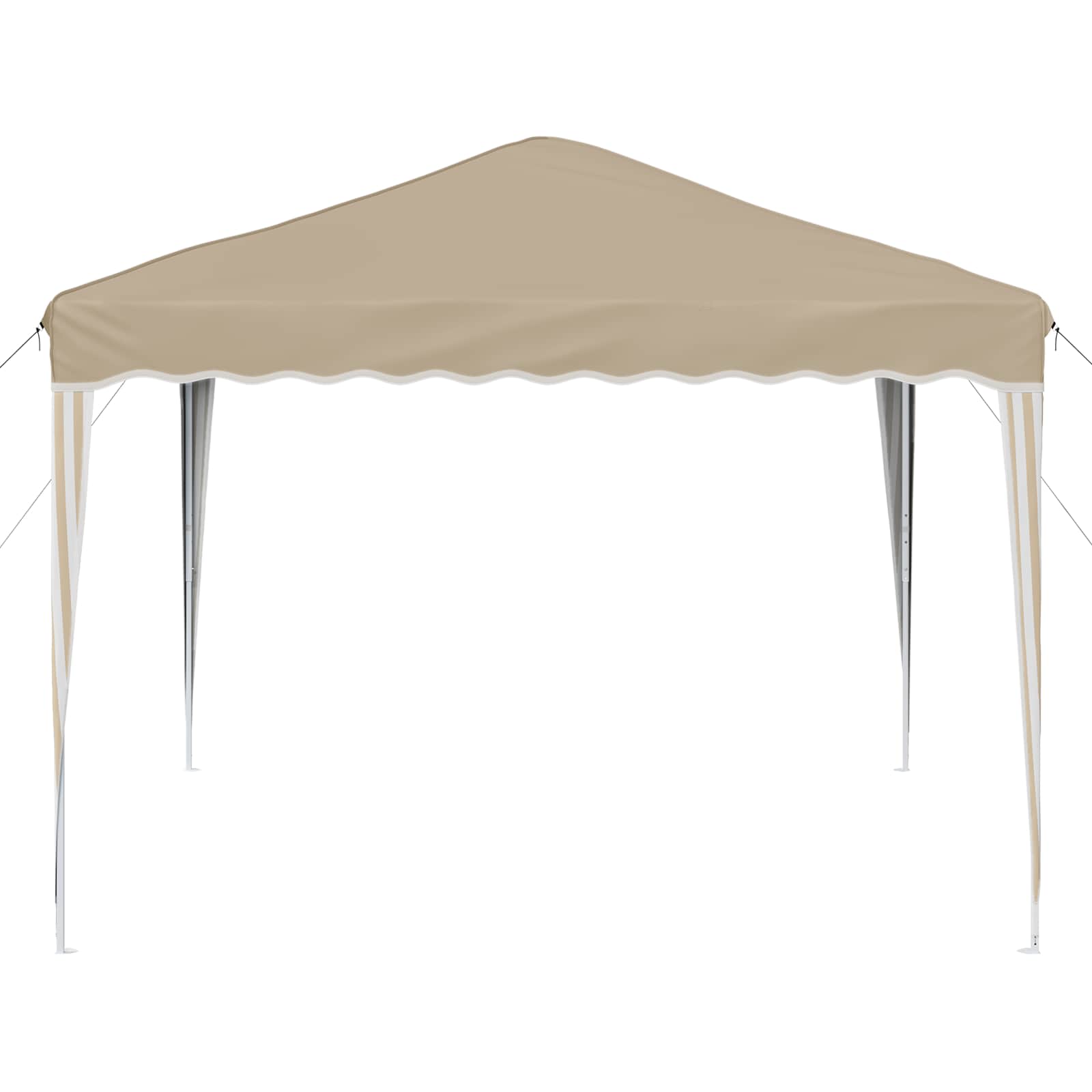 Pop-up Feesttent Crème 288 x 288 x 245 cm Oxford Stof is nu te koop bij PeponiXL, paradijselijk wonen!