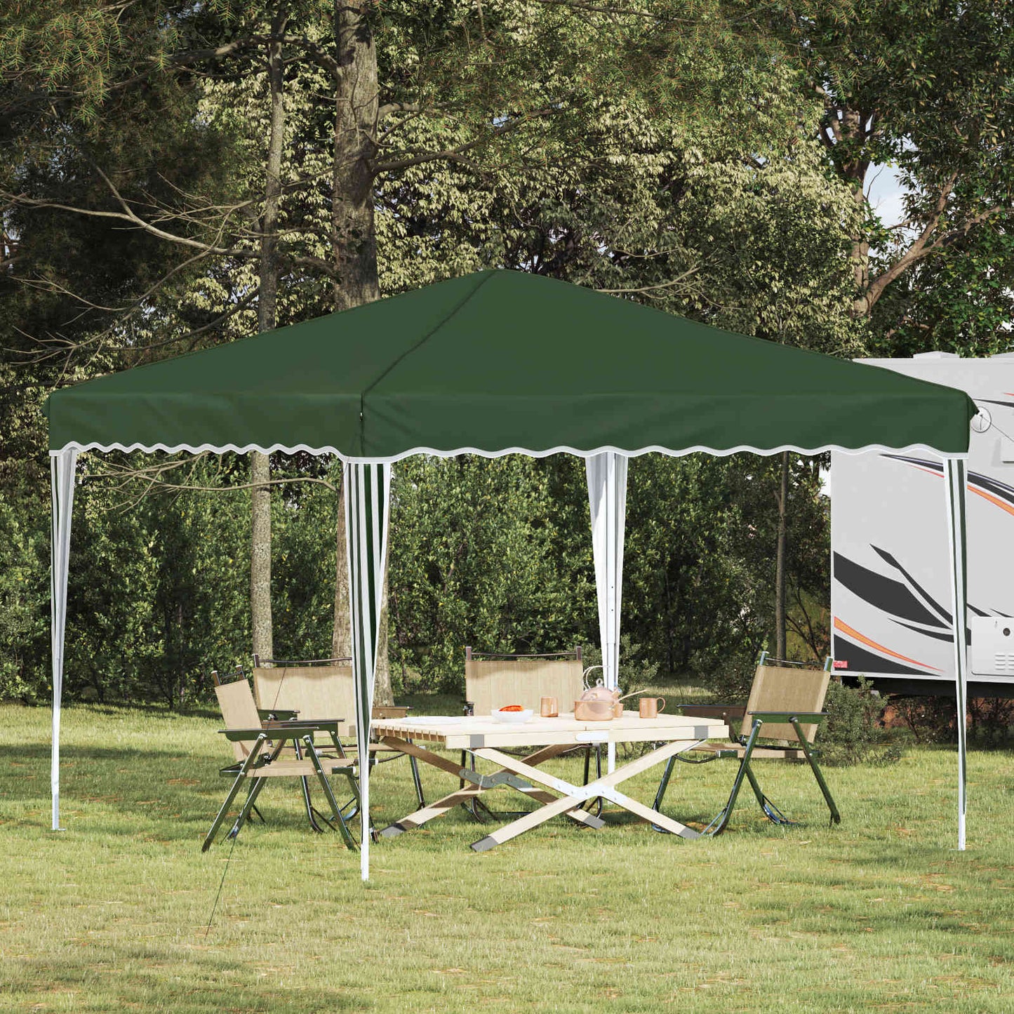 Pop-up Feesttent Groen 288 x 288 x 245 cm Oxford Stof is nu te koop bij PeponiXL, paradijselijk wonen!