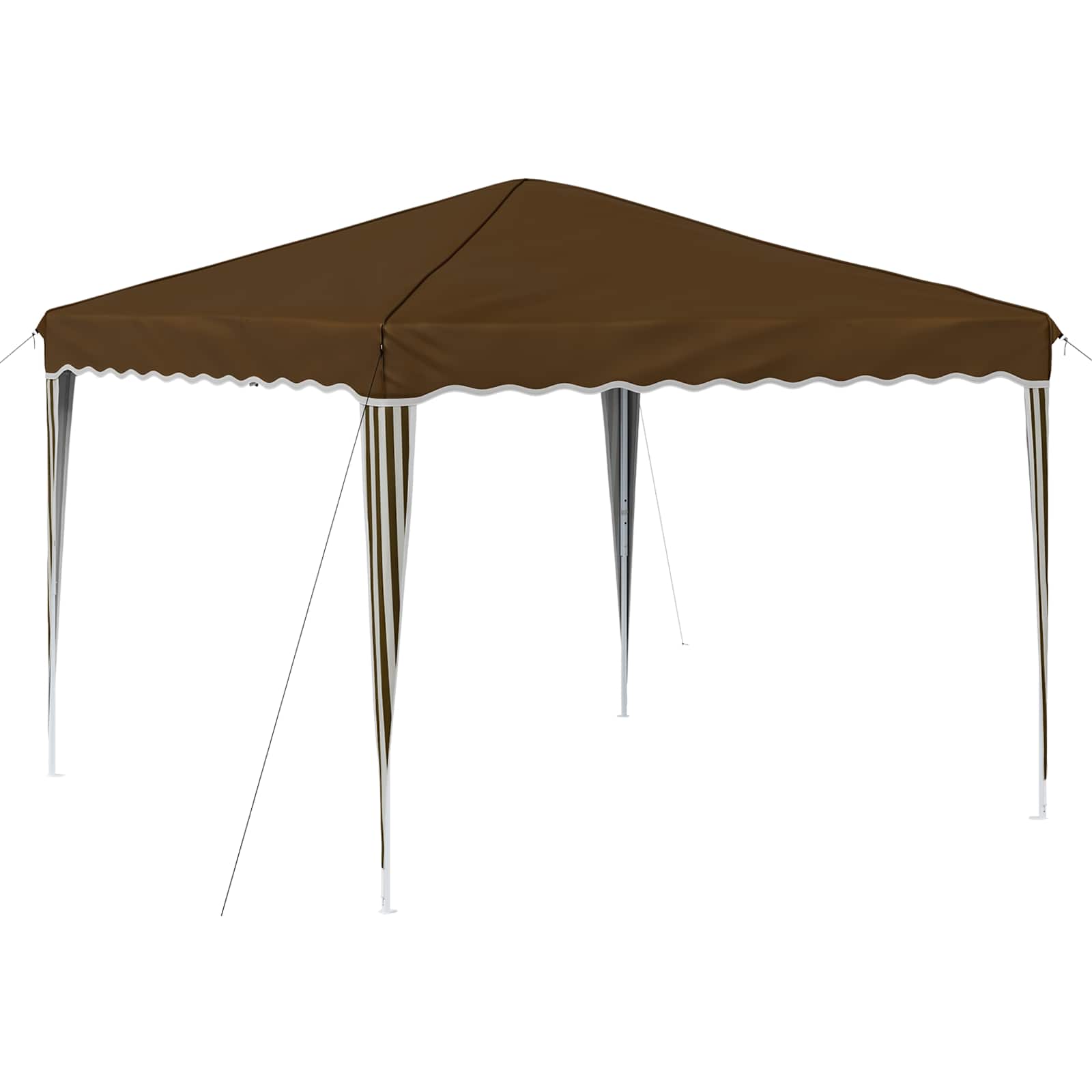 Pop-up Feesttent Taupe 288 x 288 x 245 cm Oxford Stof is nu te koop bij PeponiXL, paradijselijk wonen!