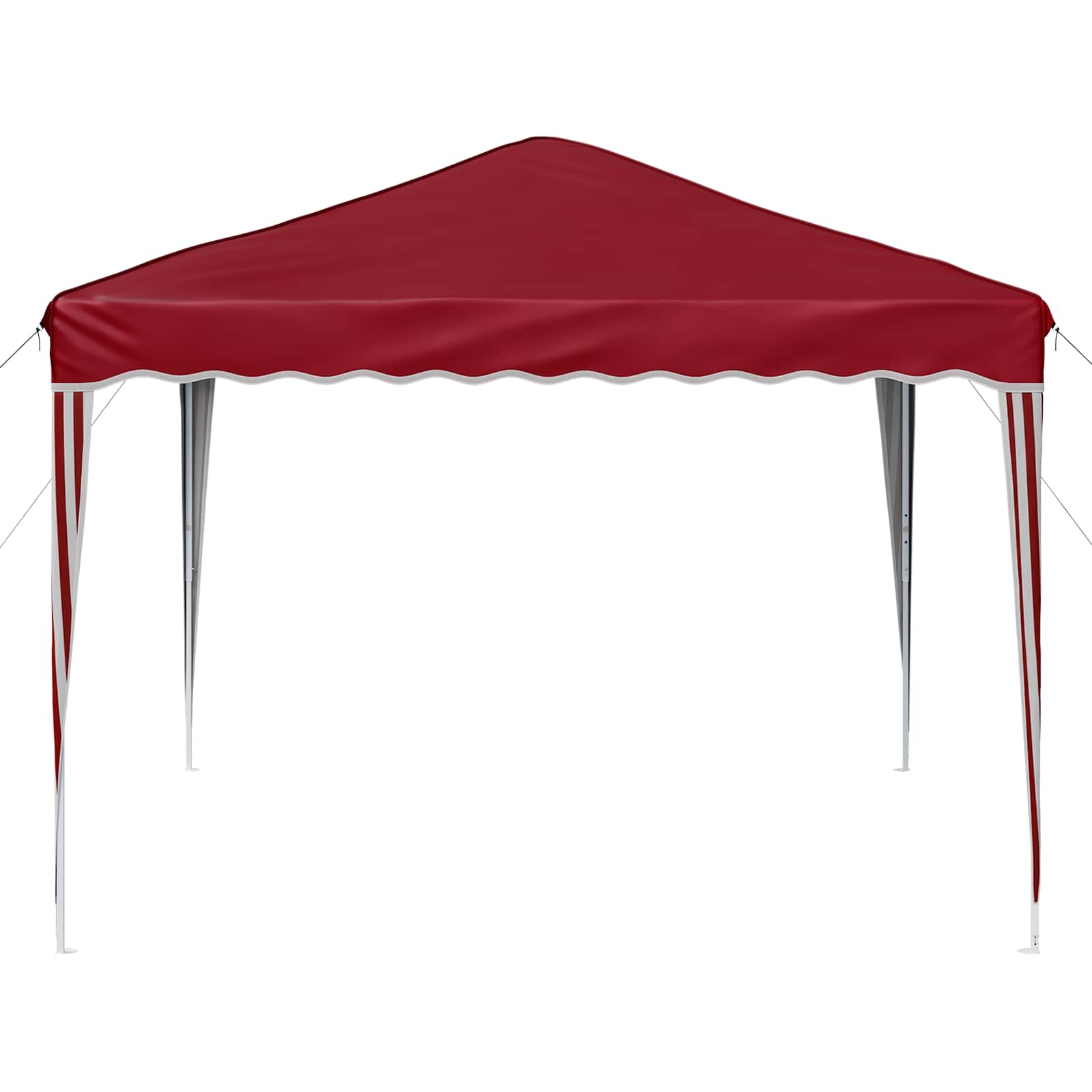 Pop-up Feesttent Bordeauxrood 288 x 288 x 245 cm Oxford Stof is nu te koop bij PeponiXL, paradijselijk wonen!