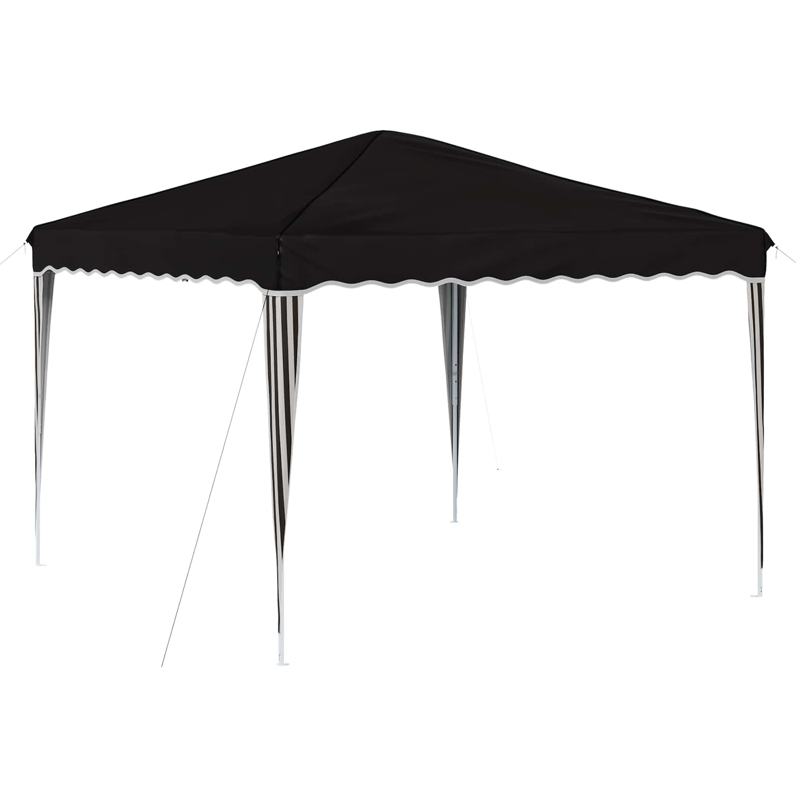 Pop-up Feesttent Zwart 288 x 288 x 245 cm Oxford Stof is nu te koop bij PeponiXL, paradijselijk wonen!