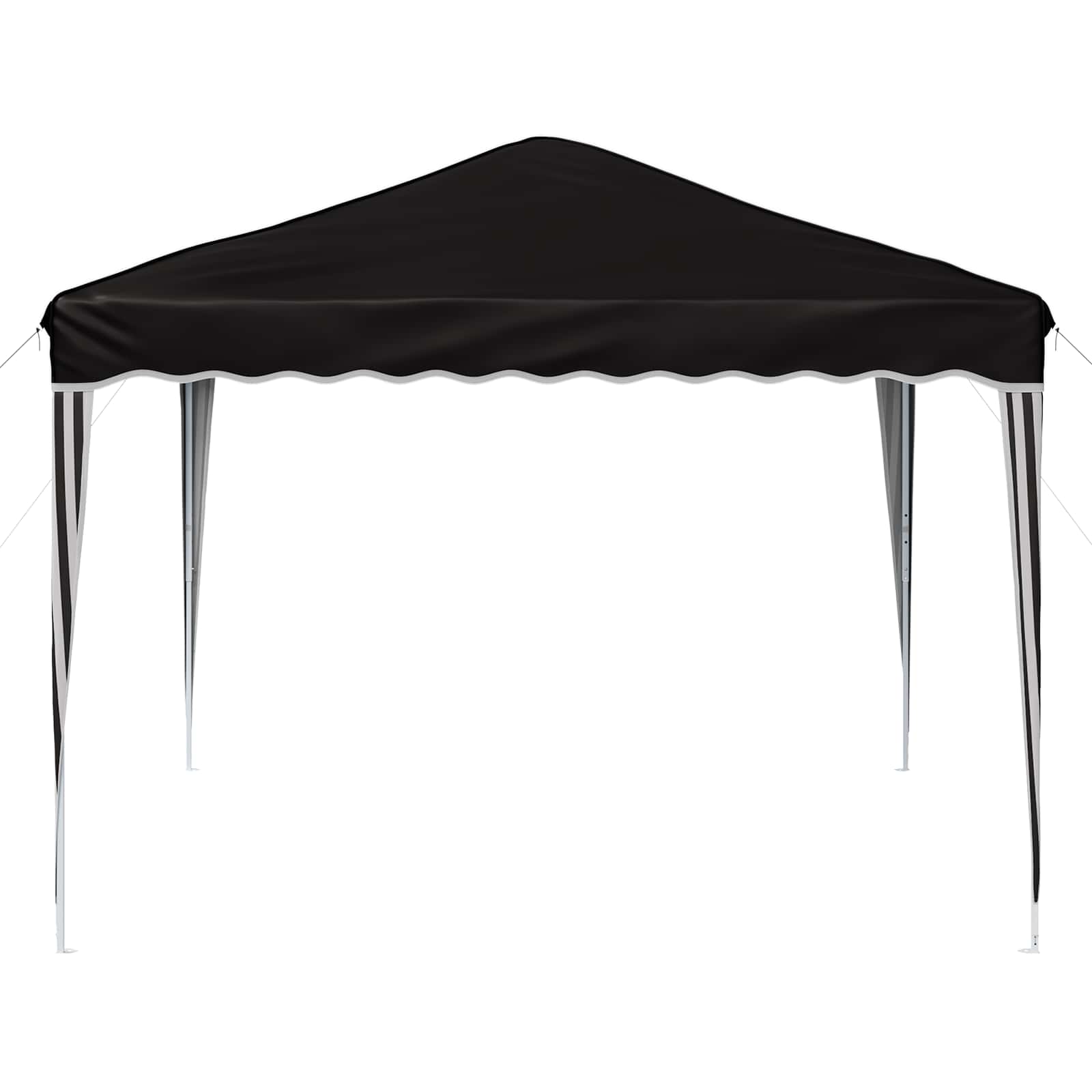 Pop-up Feesttent Zwart 288 x 288 x 245 cm Oxford Stof is nu te koop bij PeponiXL, paradijselijk wonen!