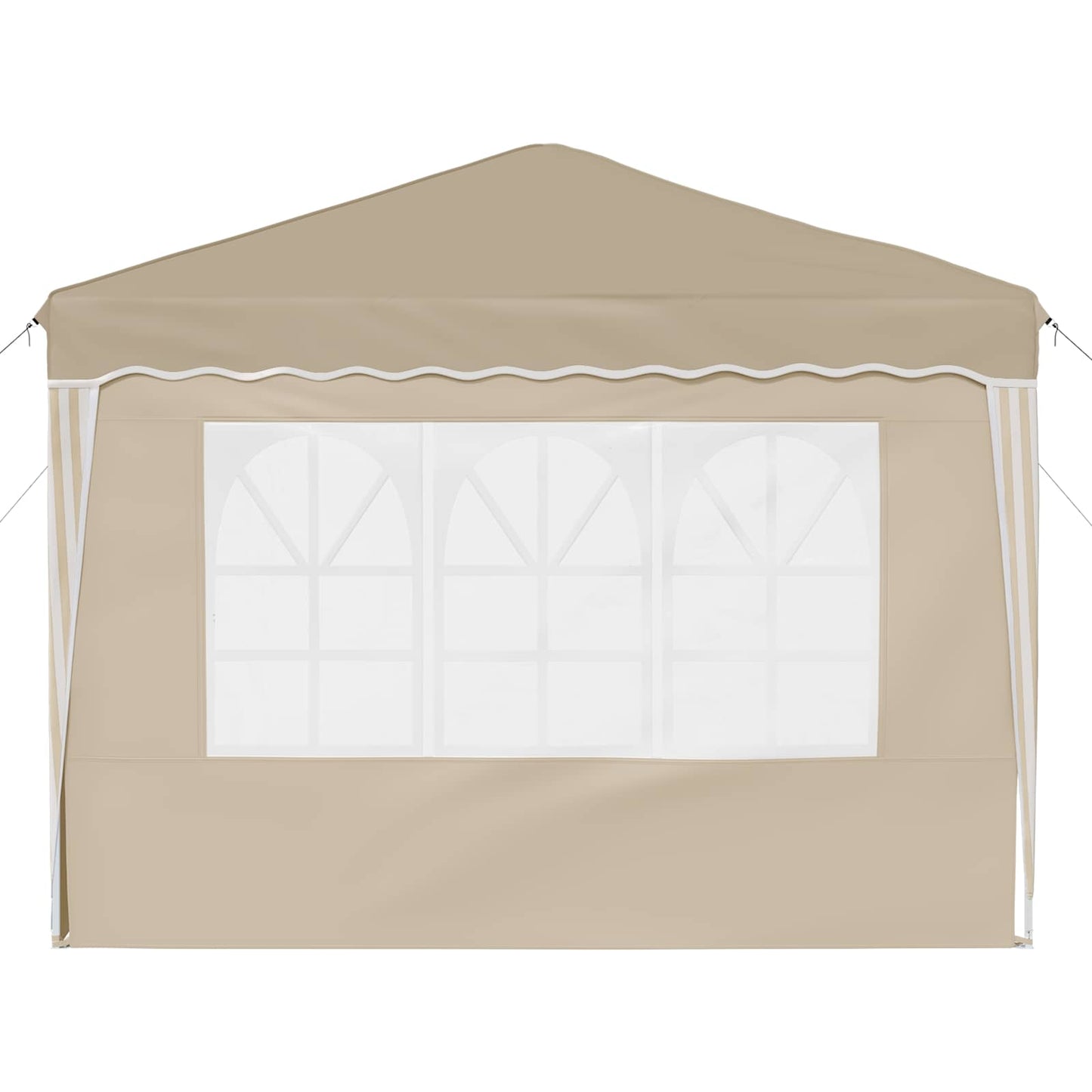Pop-up Feesttent Crème 288 x 288 x 245 cm Oxford Stof is nu te koop bij PeponiXL, paradijselijk wonen!