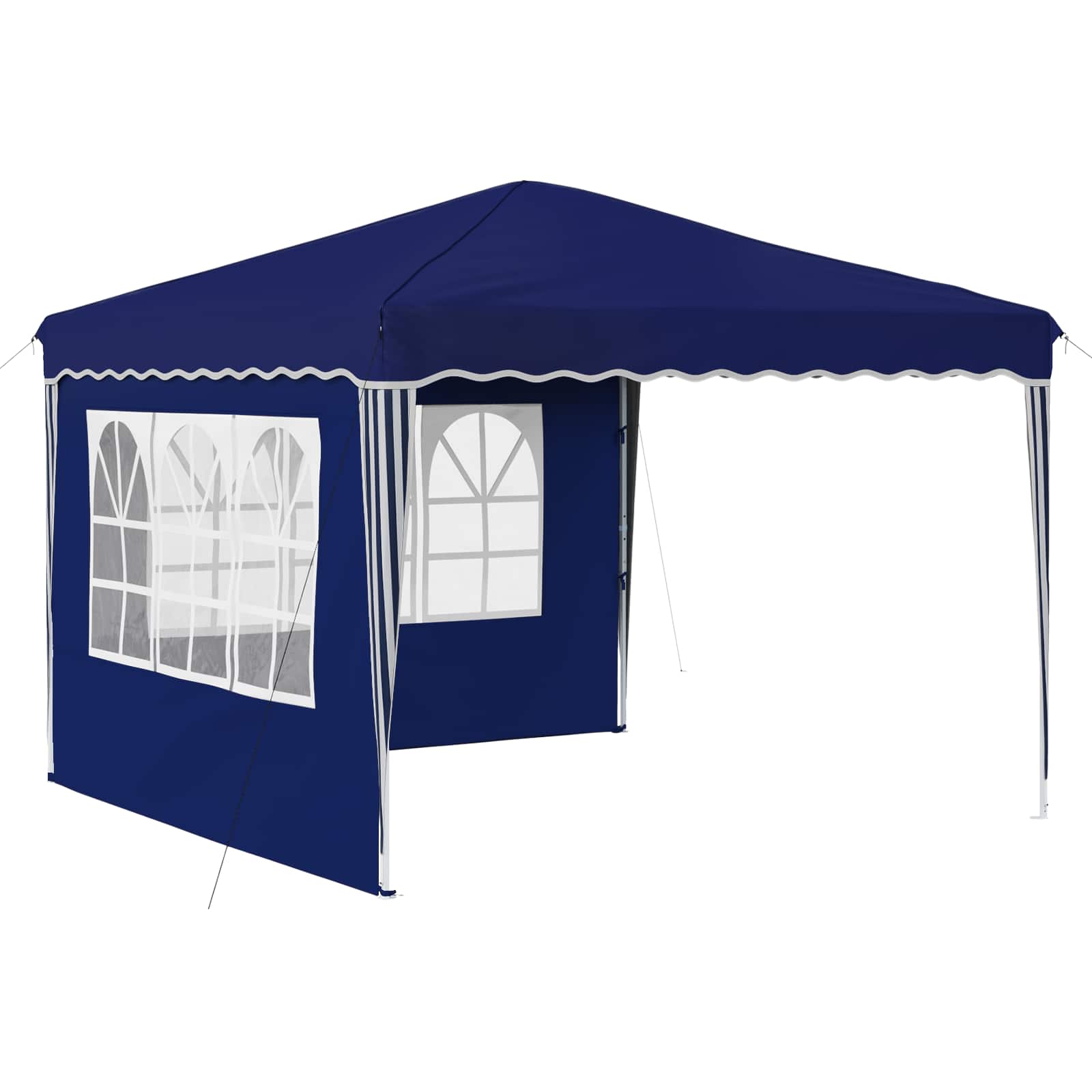 Pop-up Feesttent Blauw 288 x 288 x 245 cm Oxford Stof is nu te koop bij PeponiXL, paradijselijk wonen!