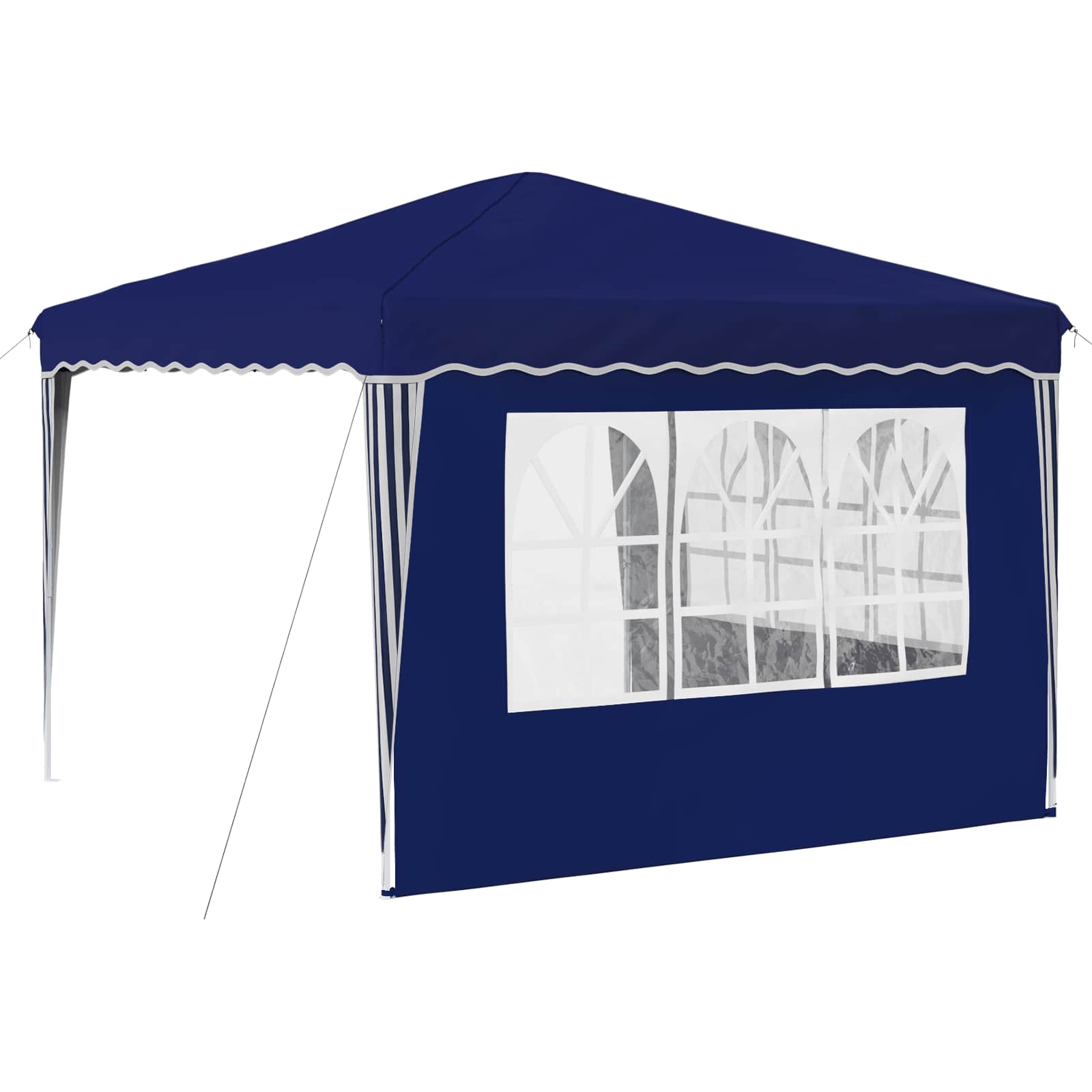 Pop-up Feesttent Blauw 288 x 288 x 245 cm Oxford Stof is nu te koop bij PeponiXL, paradijselijk wonen!