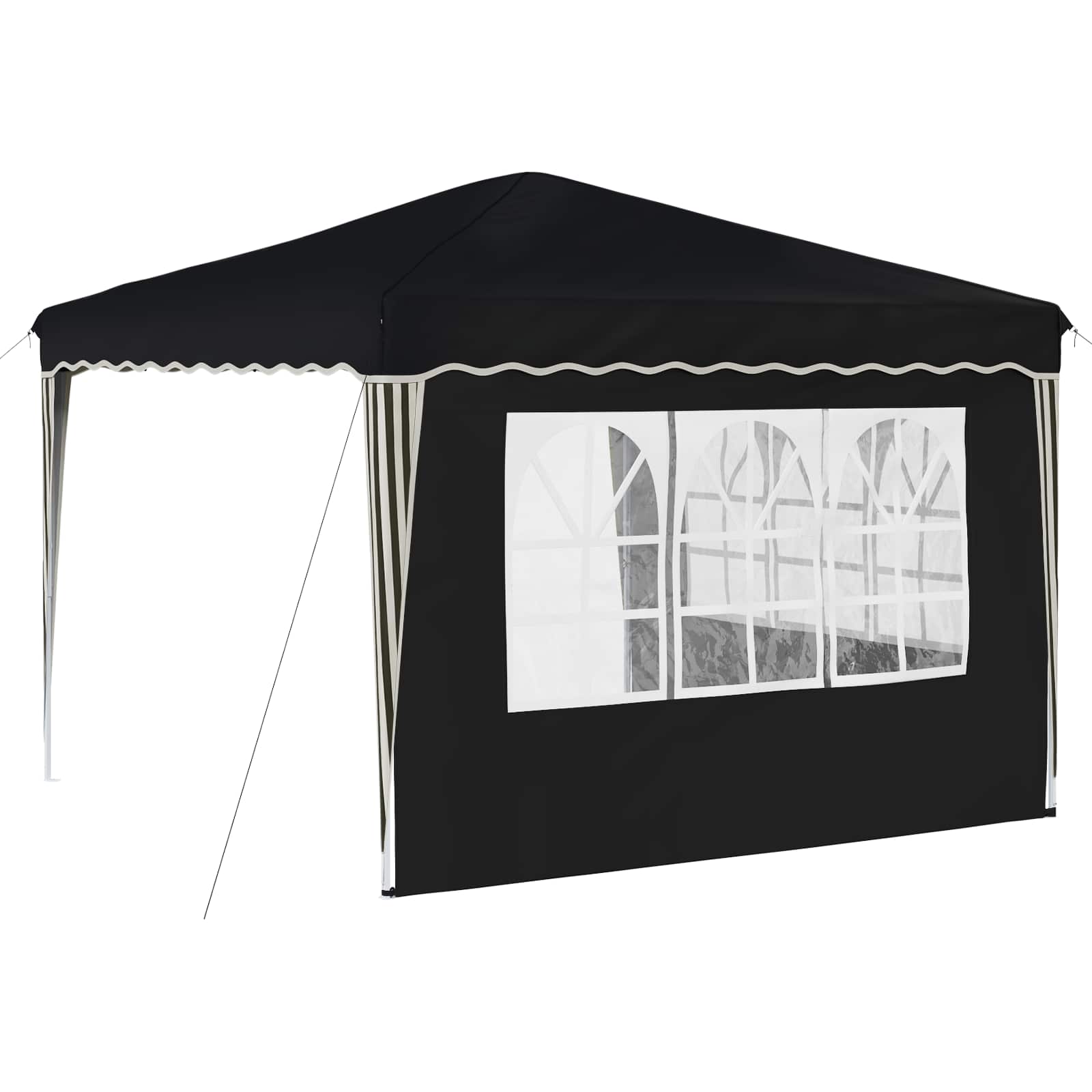 Pop-up Feesttent Antraciet 288 x 288 x 245 cm Oxford Stof is nu te koop bij PeponiXL, paradijselijk wonen!