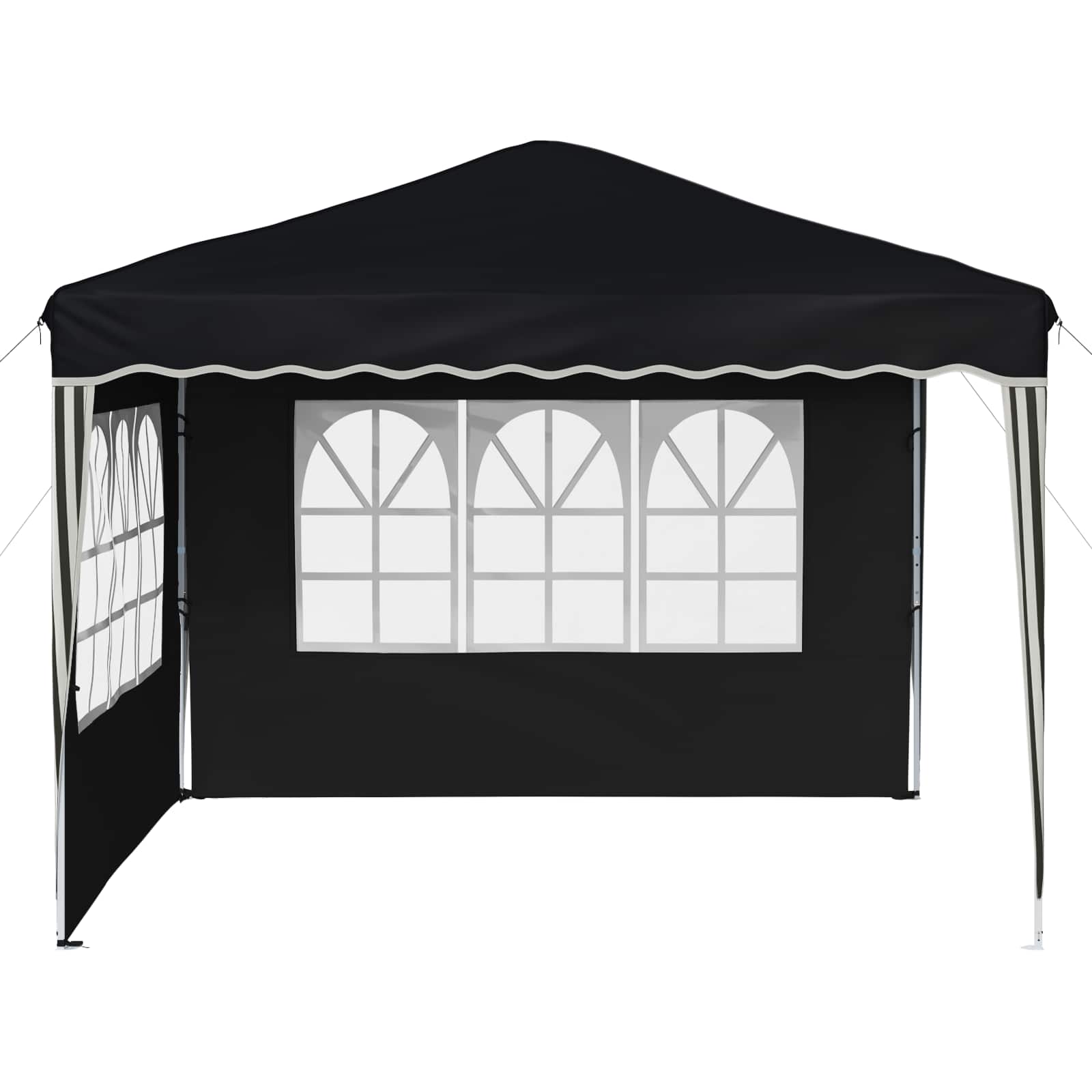 Pop-up Feesttent Antraciet 288 x 288 x 245 cm Oxford Stof is nu te koop bij PeponiXL, paradijselijk wonen!