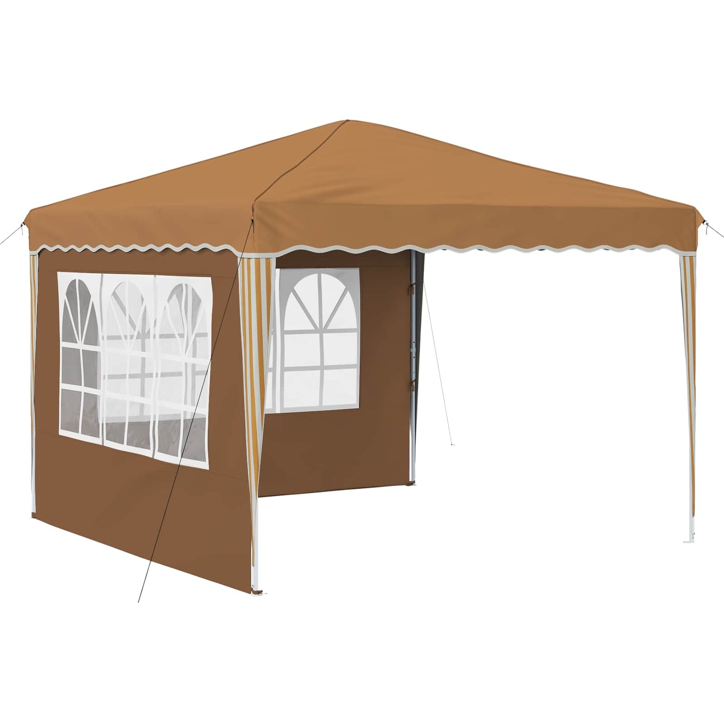 Pop-up Feesttent Beige 288 x 288 x 245 cm Oxford Stof is nu te koop bij PeponiXL, paradijselijk wonen!
