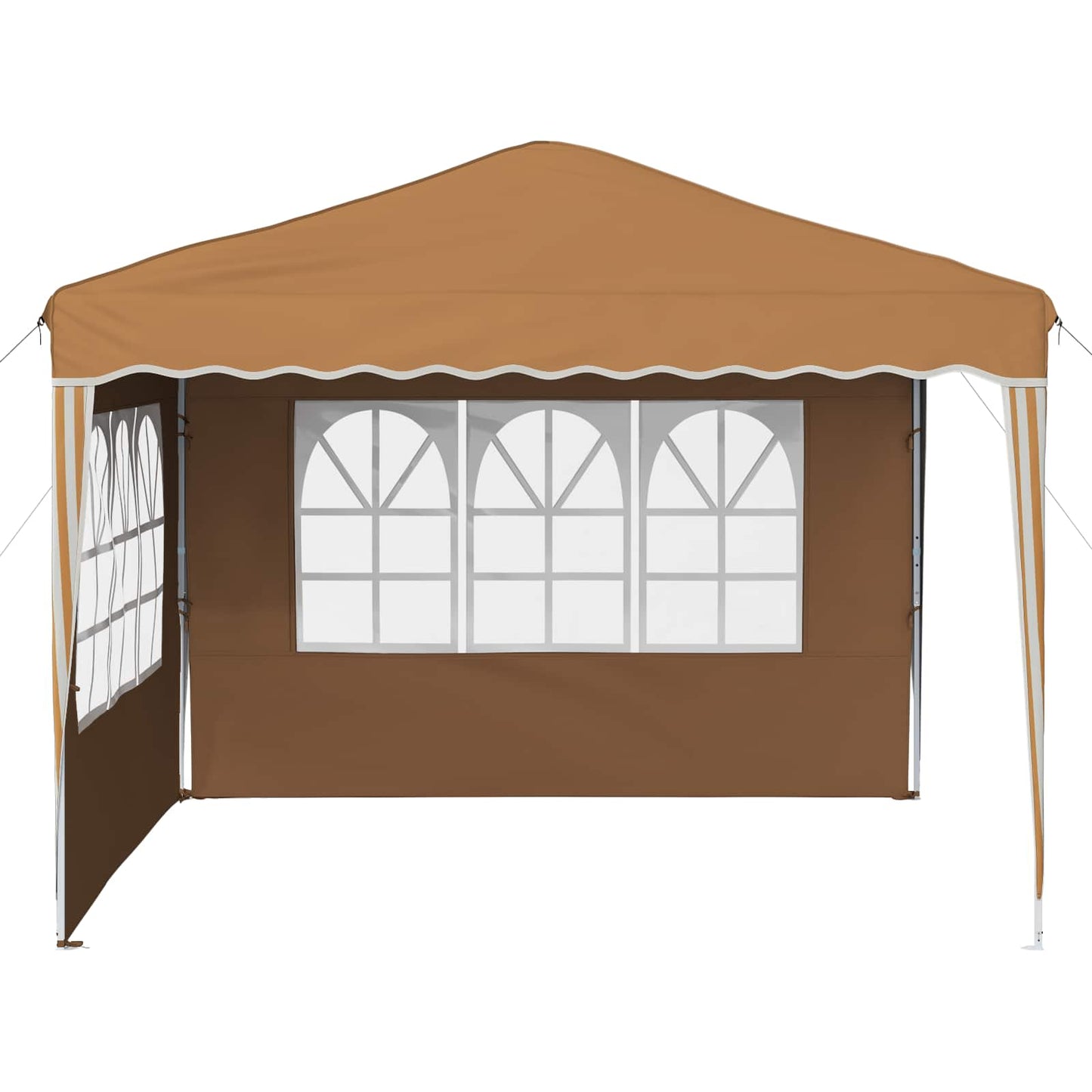 Pop-up Feesttent Beige 288 x 288 x 245 cm Oxford Stof is nu te koop bij PeponiXL, paradijselijk wonen!