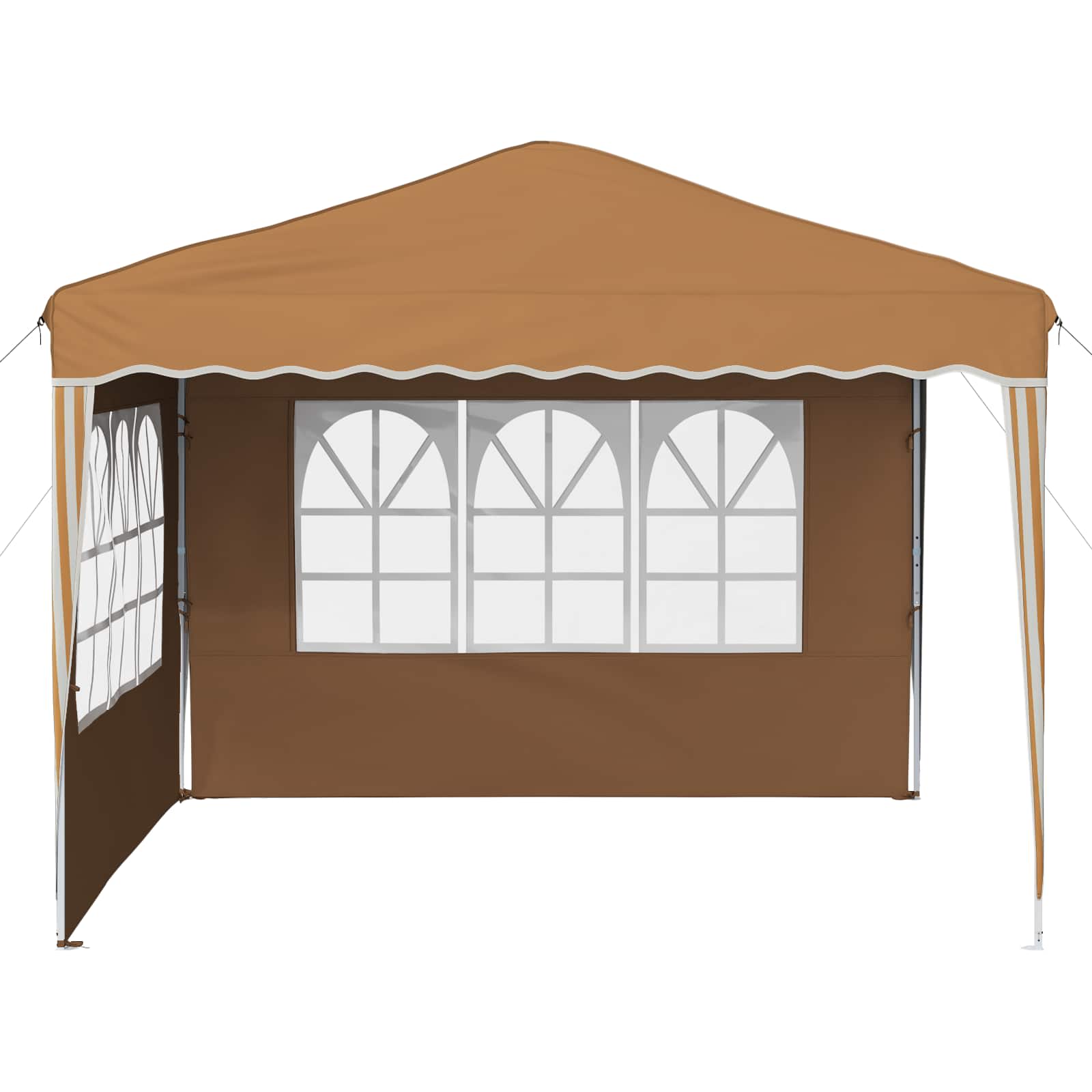 Pop-up Feesttent Beige 288 x 288 x 245 cm Oxford Stof is nu te koop bij PeponiXL, paradijselijk wonen!