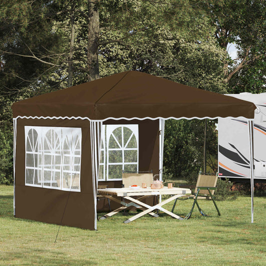 Pop-up Feesttent Taupe 288 x 288 x 245 cm Oxford Stof is nu te koop bij PeponiXL, paradijselijk wonen!