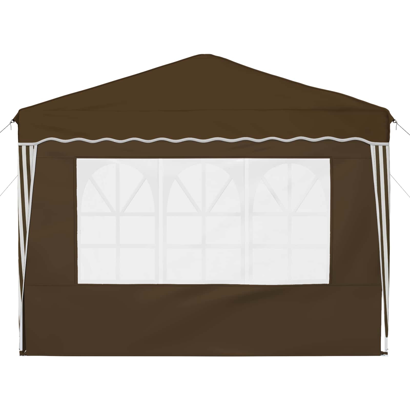 Pop-up Feesttent Taupe 288 x 288 x 245 cm Oxford Stof is nu te koop bij PeponiXL, paradijselijk wonen!