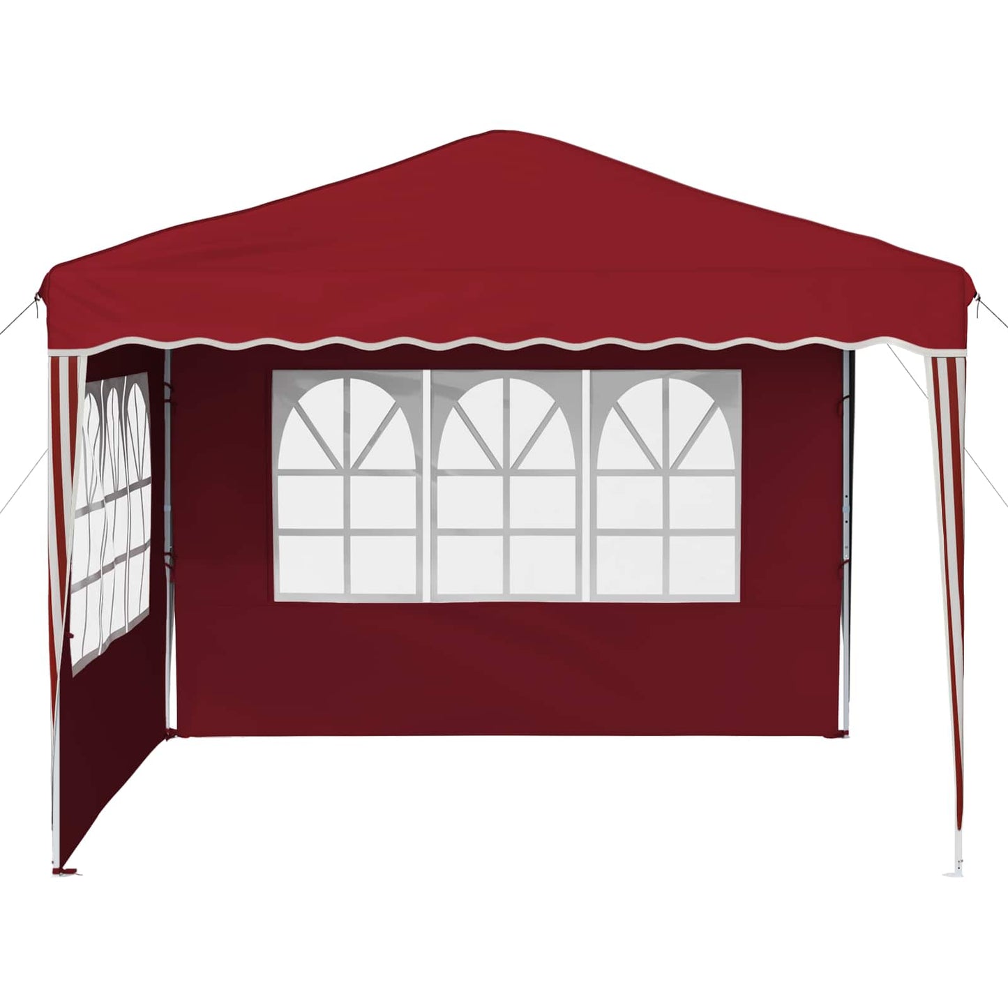 Pop-up Feesttent Bordeauxrood 288 x 288 x 245 cm Oxford Stof is nu te koop bij PeponiXL, paradijselijk wonen!