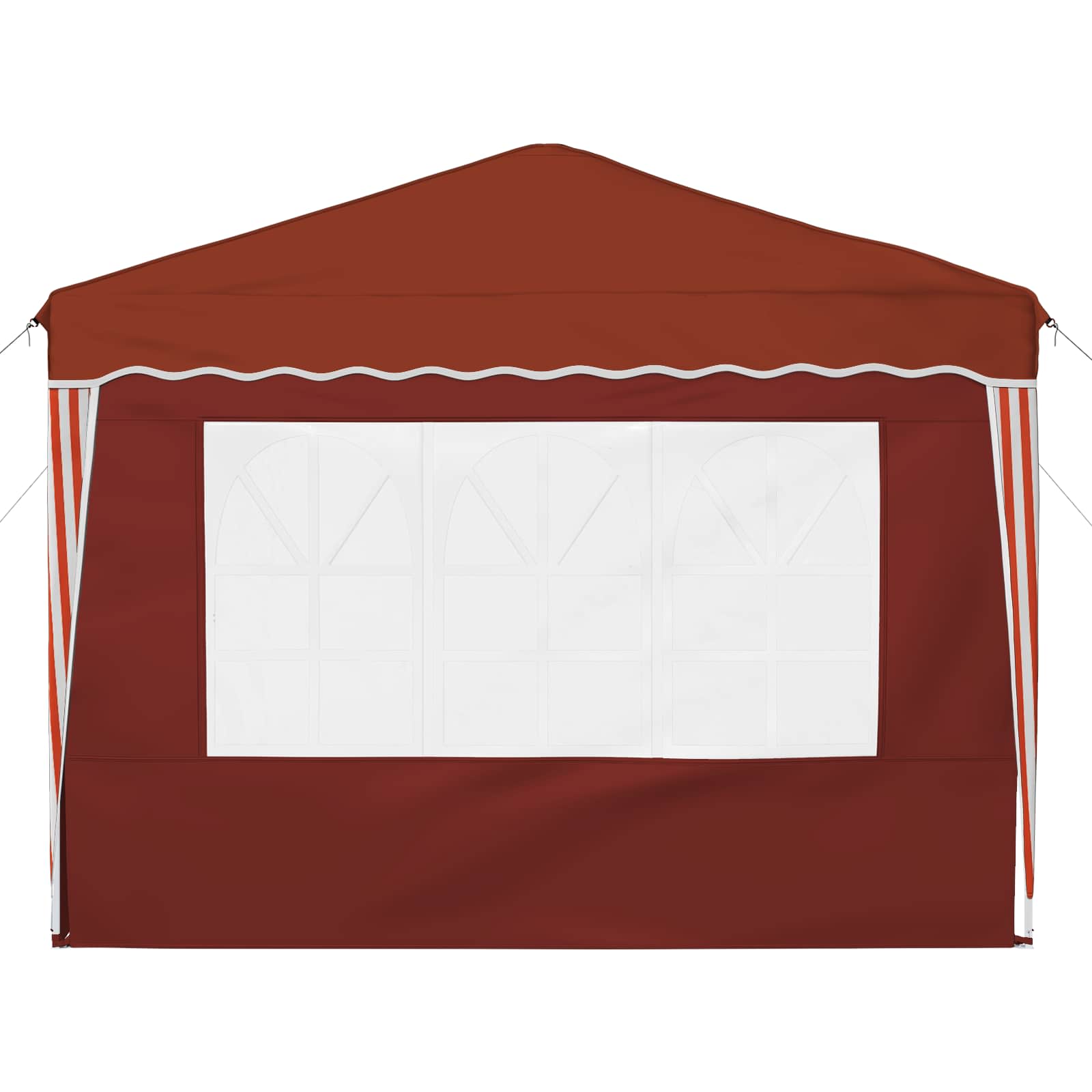 Pop-up Feesttent Terracotta 288 x 288 x 245 cm Oxford Stof is nu te koop bij PeponiXL, paradijselijk wonen!
