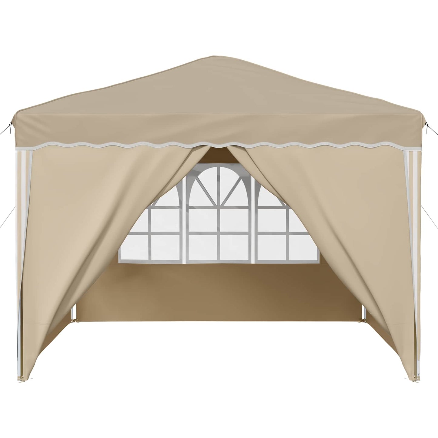 Pop-up Feesttent Crème 288 x 288 x 245 cm Oxford Stof is nu te koop bij PeponiXL, paradijselijk wonen!