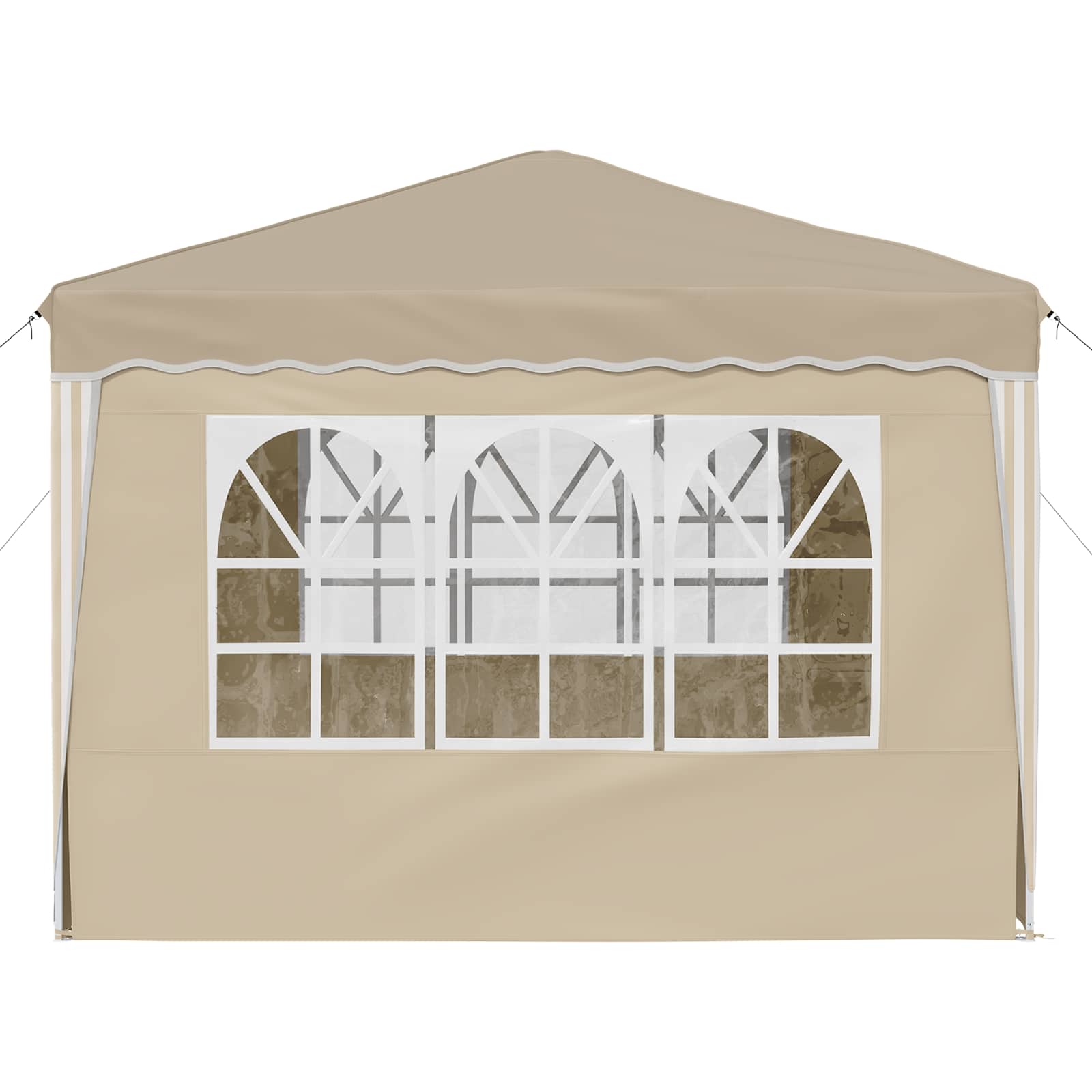 Pop-up Feesttent Crème 288 x 288 x 245 cm Oxford Stof is nu te koop bij PeponiXL, paradijselijk wonen!