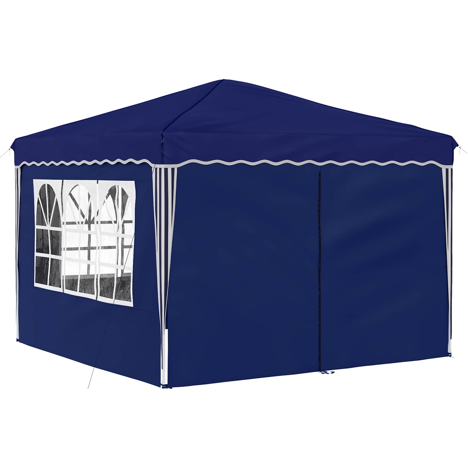 Pop-up Feesttent Blauw 288 x 288 x 245 cm Oxford Stof is nu te koop bij PeponiXL, paradijselijk wonen!