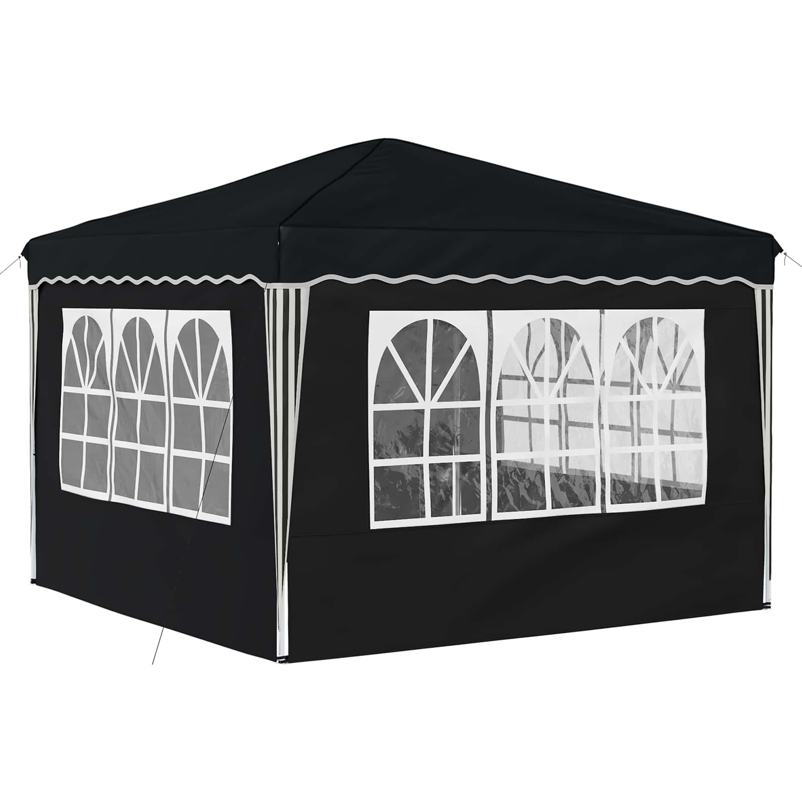Pop-up Feesttent Antraciet 288 x 288 x 245 cm Oxford Stof is nu te koop bij PeponiXL, paradijselijk wonen!