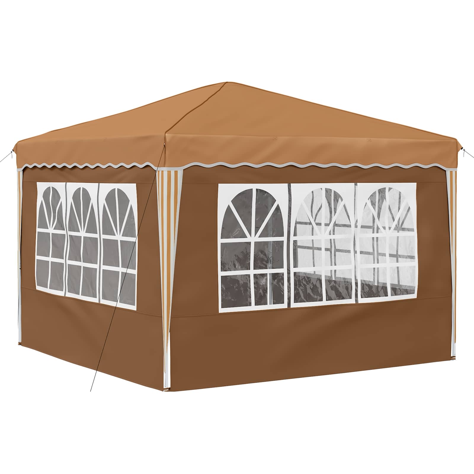 Pop-up Feesttent Beige 288 x 288 x 245 cm Oxford Stof is nu te koop bij PeponiXL, paradijselijk wonen!