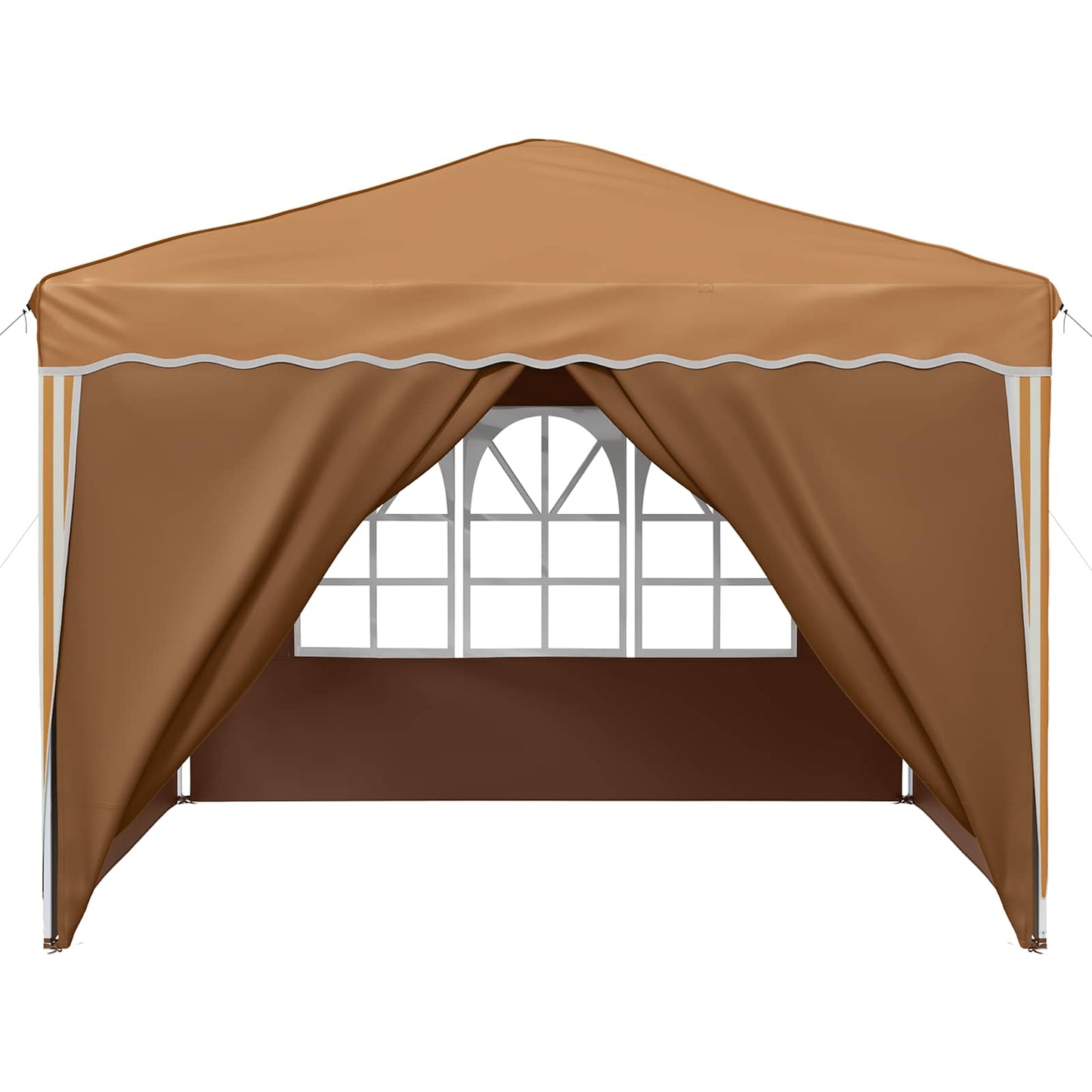 Pop-up Feesttent Beige 288 x 288 x 245 cm Oxford Stof is nu te koop bij PeponiXL, paradijselijk wonen!