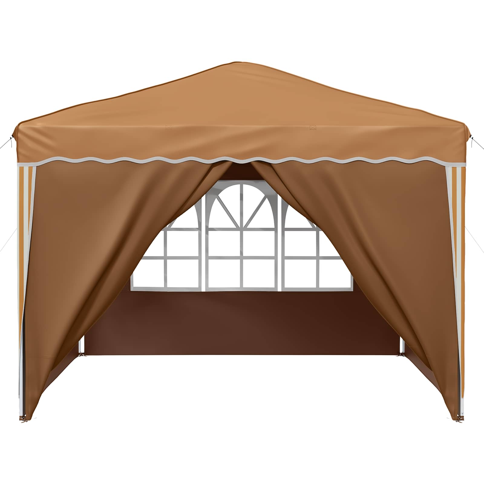 Pop-up Feesttent Beige 288 x 288 x 245 cm Oxford Stof is nu te koop bij PeponiXL, paradijselijk wonen!