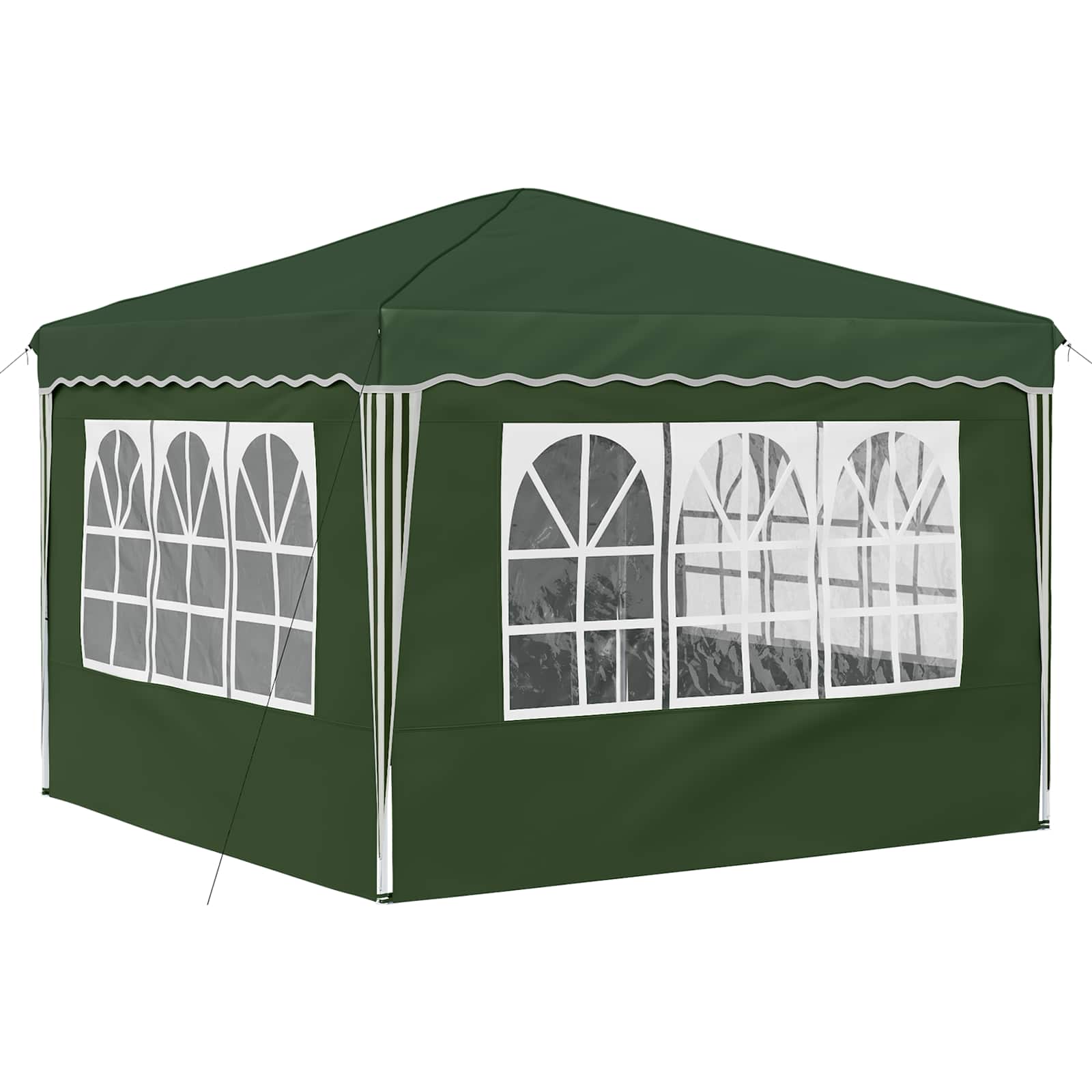 Pop-up Feesttent Groen 288 x 288 x 245 cm Oxford Stof is nu te koop bij PeponiXL, paradijselijk wonen!