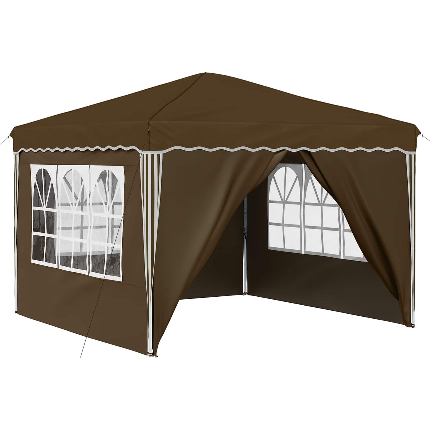 Pop-up Feesttent Taupe 288 x 288 x 245 cm Oxford Stof is nu te koop bij PeponiXL, paradijselijk wonen!