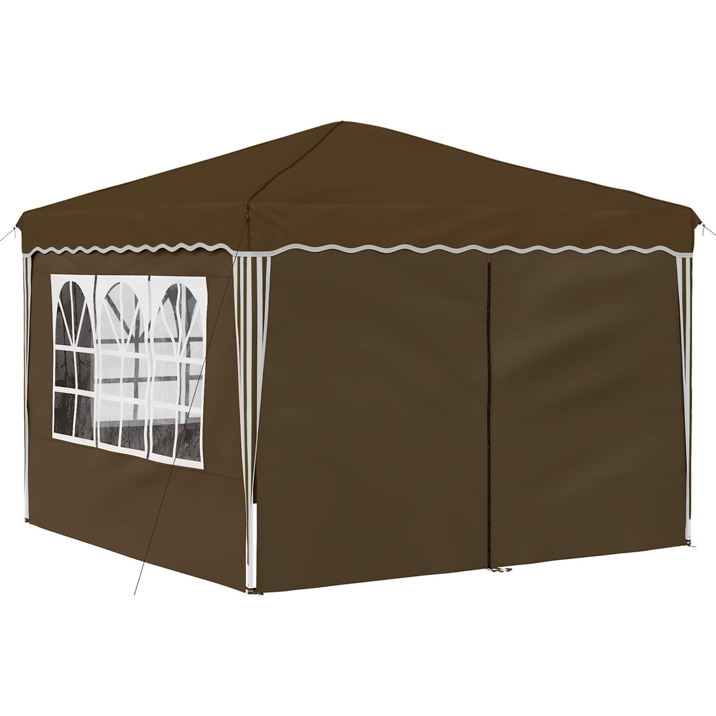 Pop-up Feesttent Taupe 288 x 288 x 245 cm Oxford Stof is nu te koop bij PeponiXL, paradijselijk wonen!