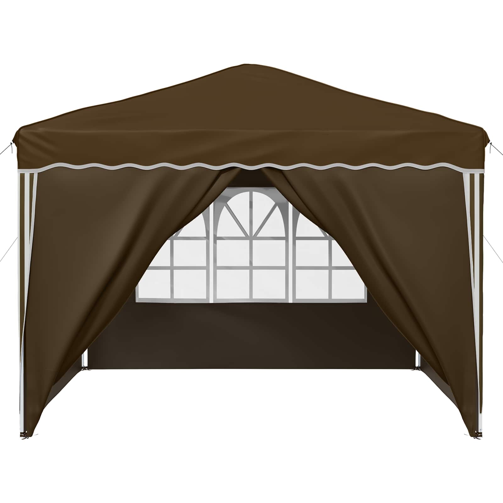 Pop-up Feesttent Taupe 288 x 288 x 245 cm Oxford Stof is nu te koop bij PeponiXL, paradijselijk wonen!