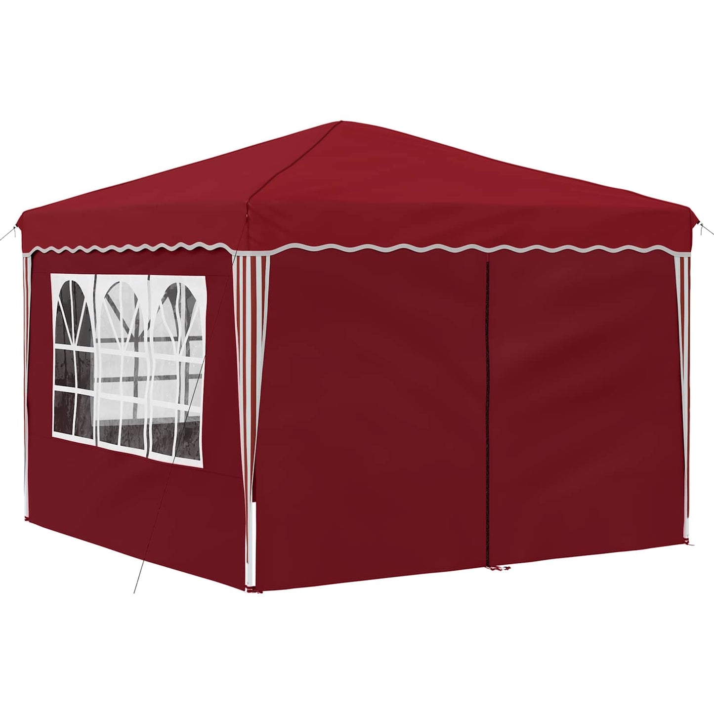 Pop-up Feesttent Bordeauxrood 288 x 288 x 245 cm Oxford Stof is nu te koop bij PeponiXL, paradijselijk wonen!