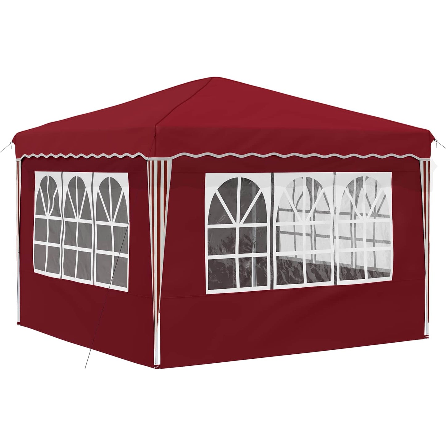 Pop-up Feesttent Bordeauxrood 288 x 288 x 245 cm Oxford Stof is nu te koop bij PeponiXL, paradijselijk wonen!
