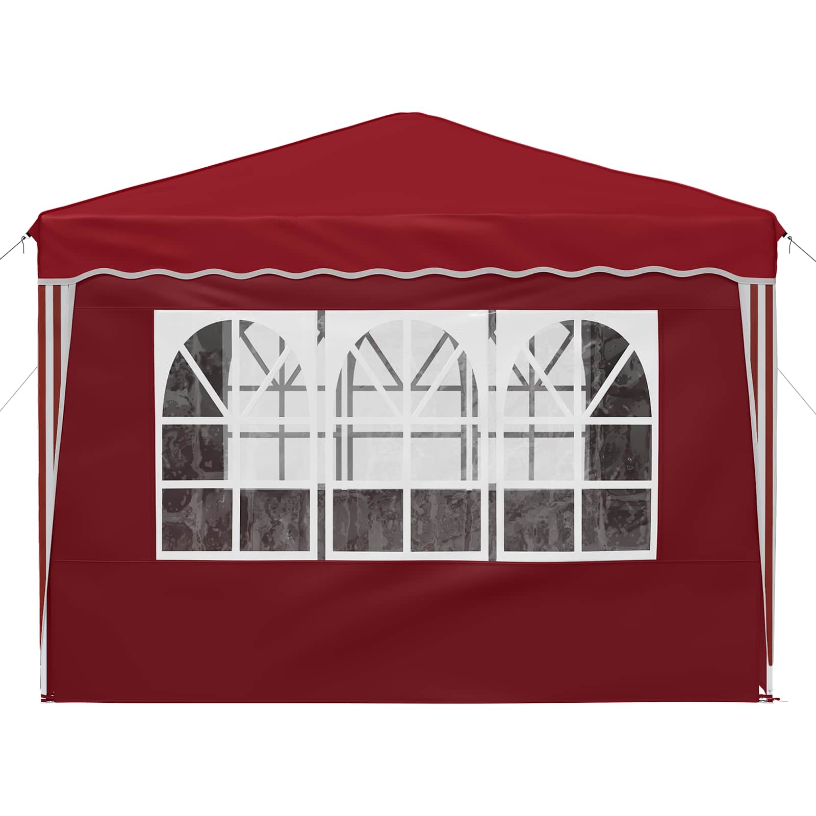 Pop-up Feesttent Bordeauxrood 288 x 288 x 245 cm Oxford Stof is nu te koop bij PeponiXL, paradijselijk wonen!
