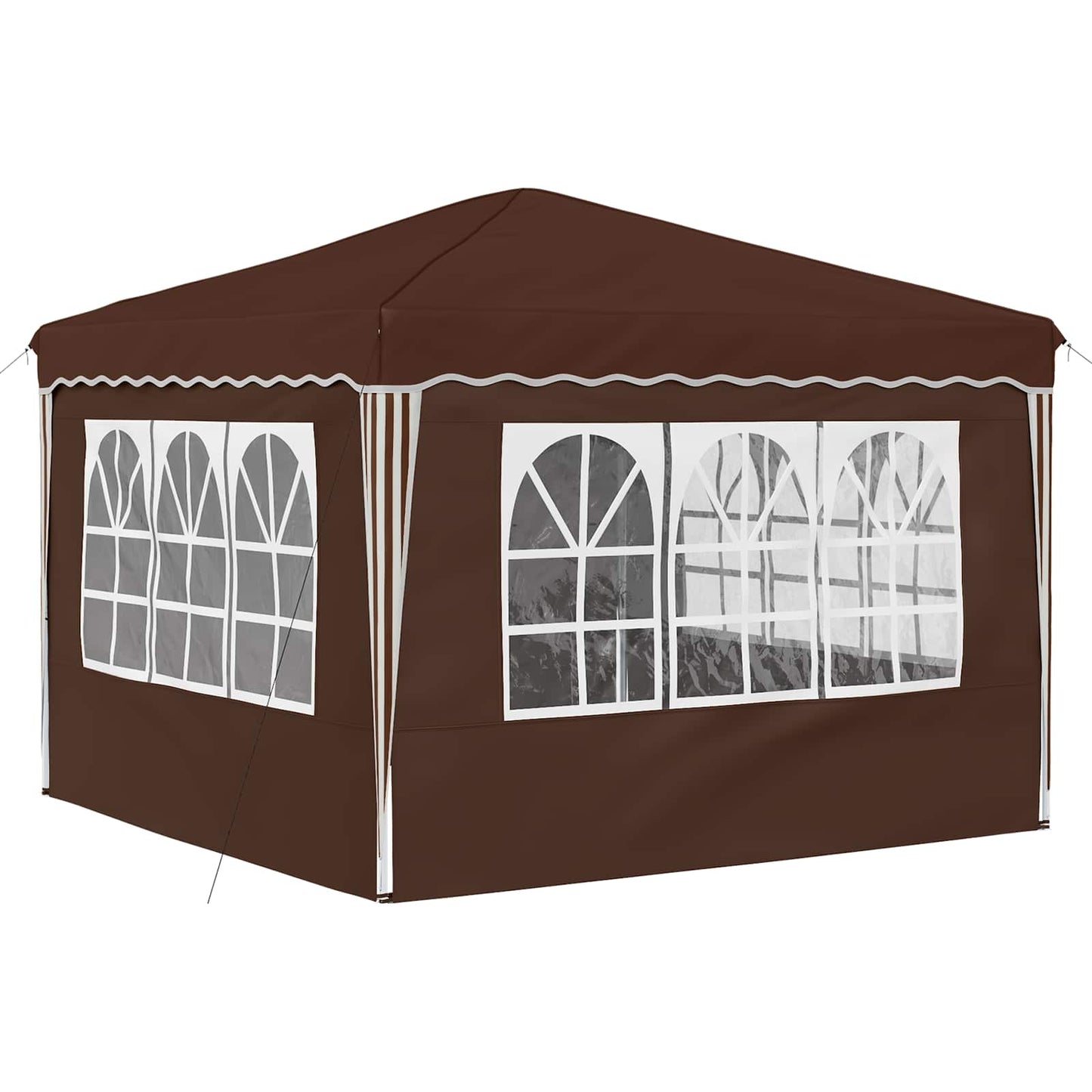 Pop-up Feesttent Bruin 288 x 288 x 245 cm Oxford Stof is nu te koop bij PeponiXL, paradijselijk wonen!
