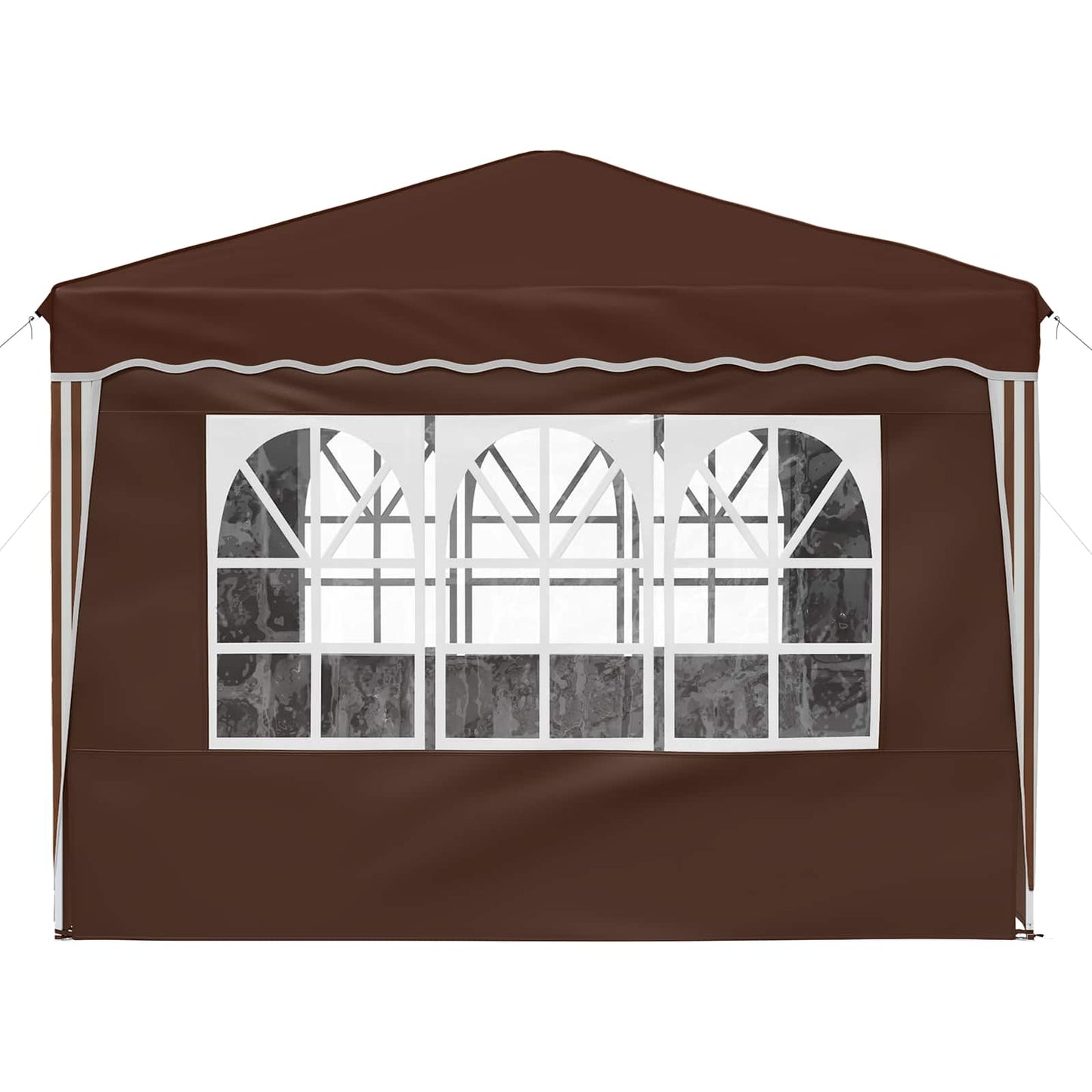 Pop-up Feesttent Bruin 288 x 288 x 245 cm Oxford Stof is nu te koop bij PeponiXL, paradijselijk wonen!