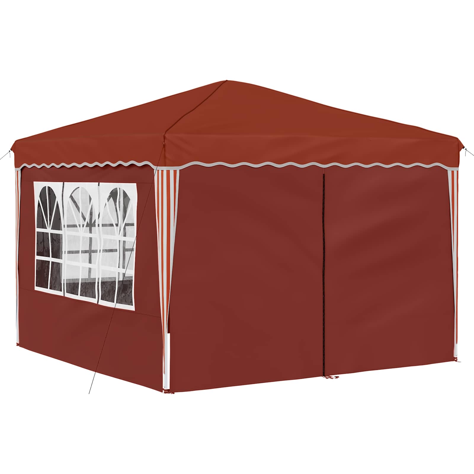 Pop-up Feesttent Terracotta 288 x 288 x 245 cm Oxford Stof is nu te koop bij PeponiXL, paradijselijk wonen!