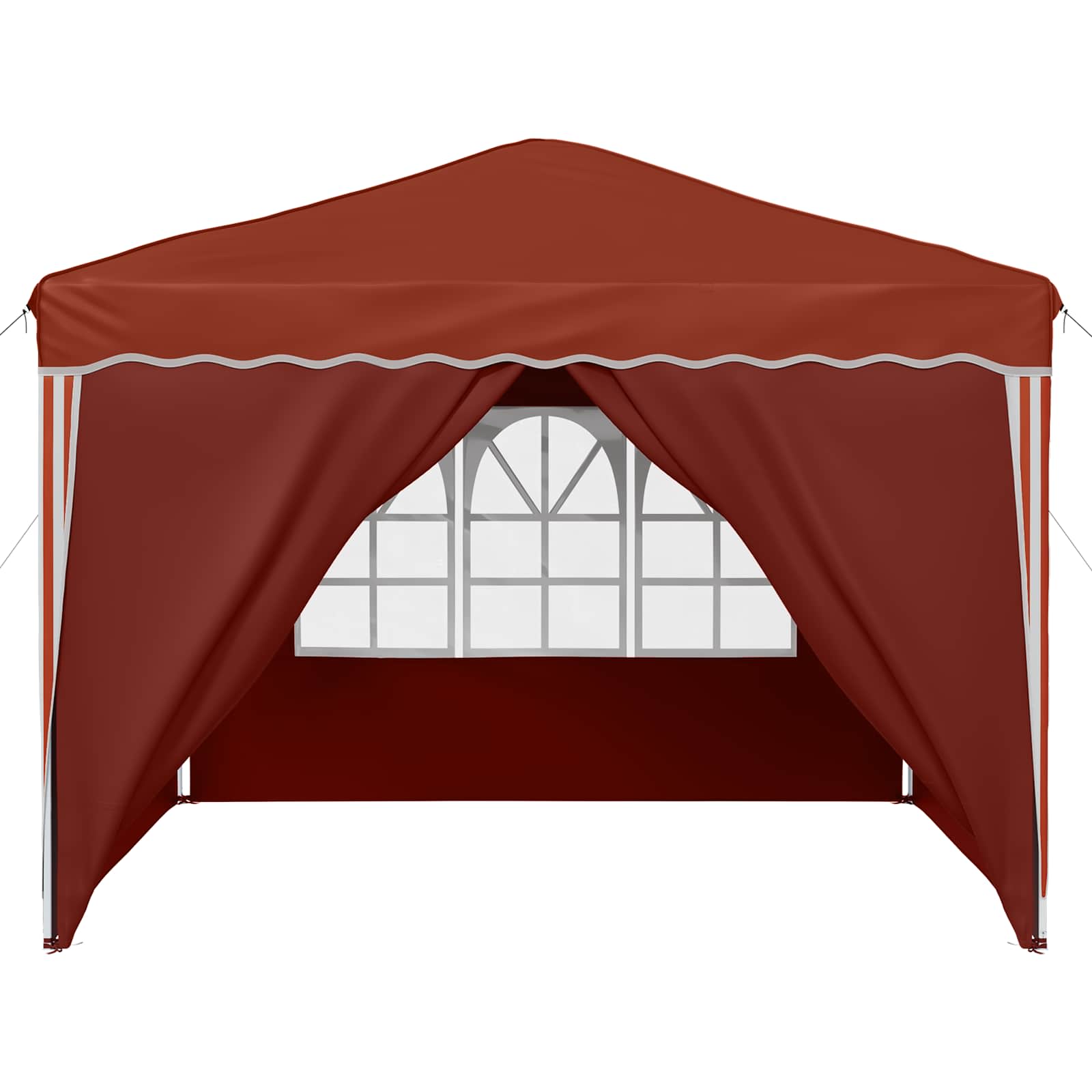 Pop-up Feesttent Terracotta 288 x 288 x 245 cm Oxford Stof is nu te koop bij PeponiXL, paradijselijk wonen!