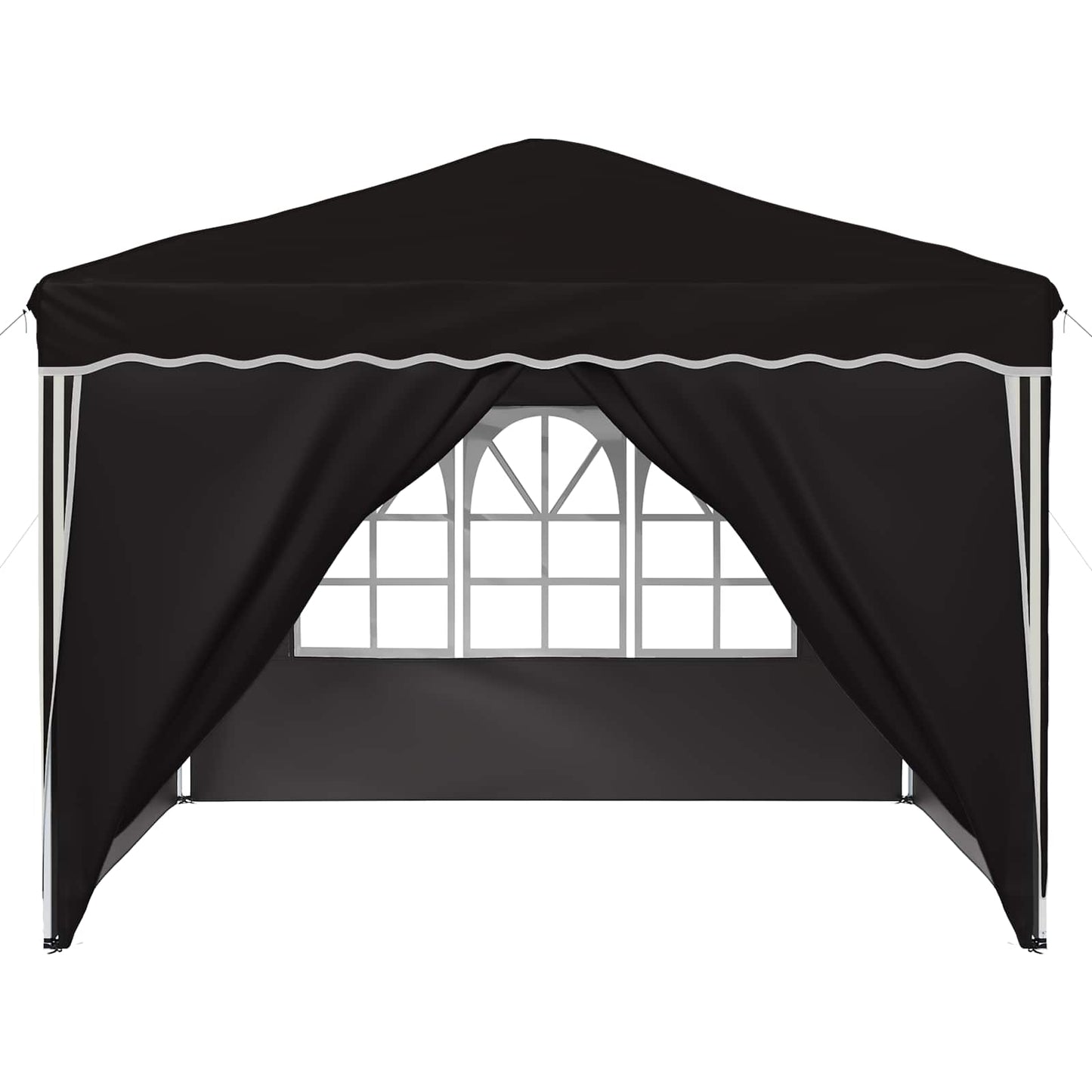 Pop-up Feesttent Zwart 288 x 288 x 245 cm Oxford Stof is nu te koop bij PeponiXL, paradijselijk wonen!
