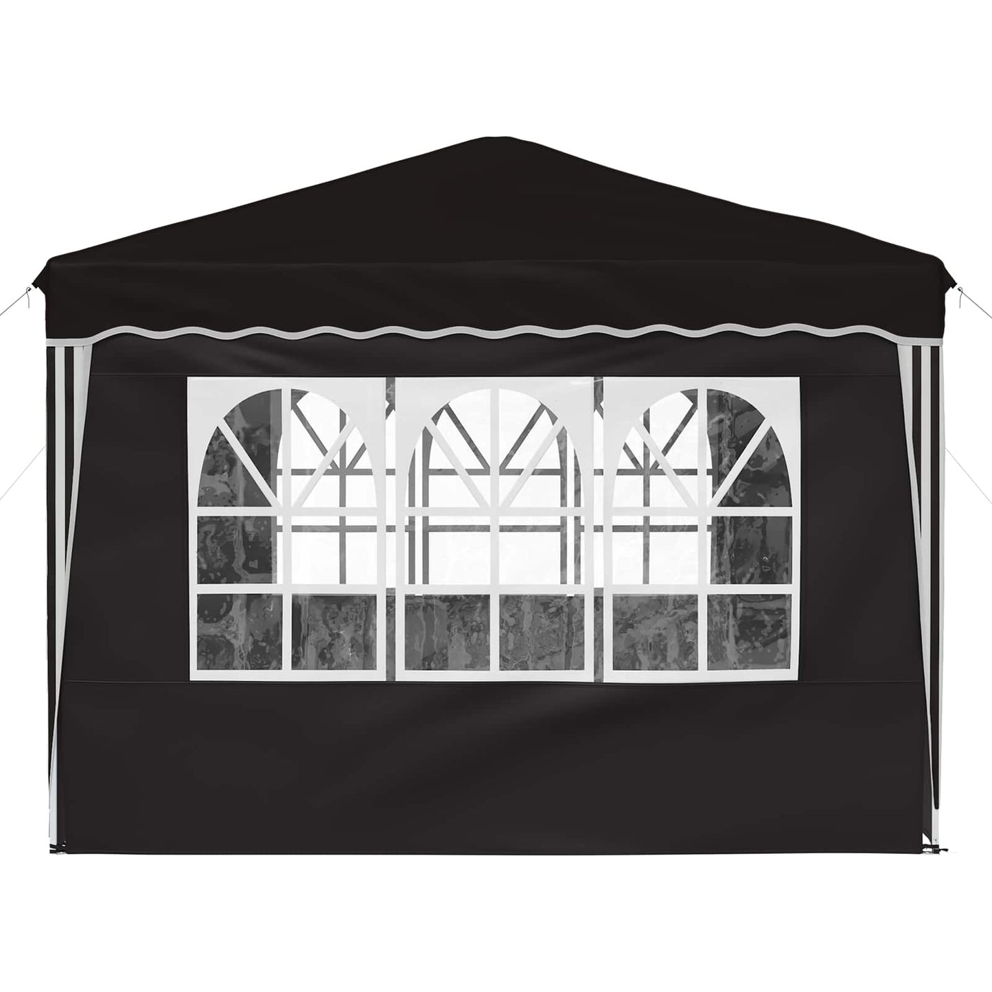 Pop-up Feesttent Zwart 288 x 288 x 245 cm Oxford Stof is nu te koop bij PeponiXL, paradijselijk wonen!