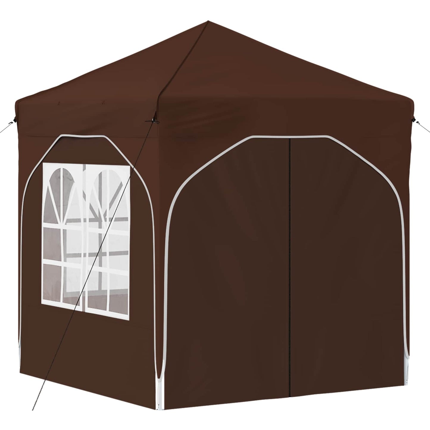 Pop-up Feesttent 192 x 192 x 245 cm Bruin is nu te koop bij PeponiXL, paradijselijk wonen!